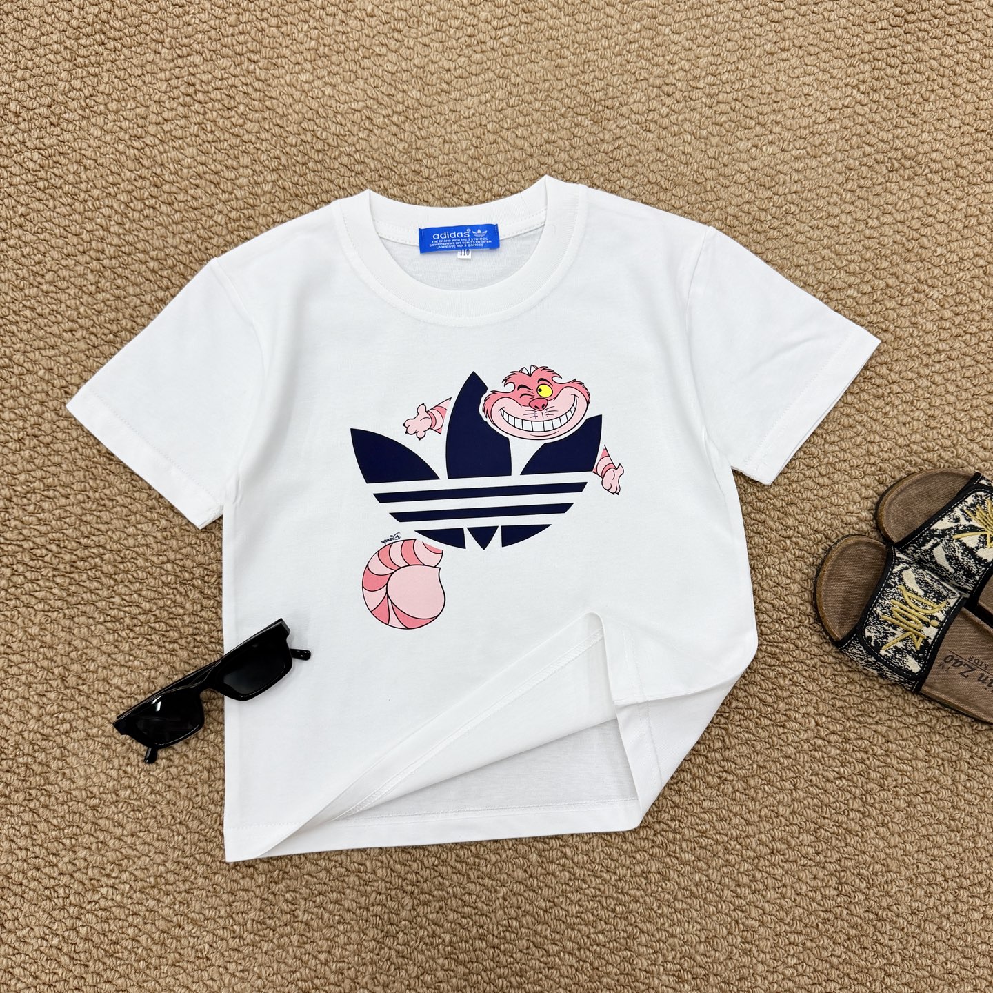 Adidas Unisex Kids Short Sleeve T-Shirt High Quality Cotton Tee Full Tags Sizes 90-150 Boys Girls Casual Sports Top