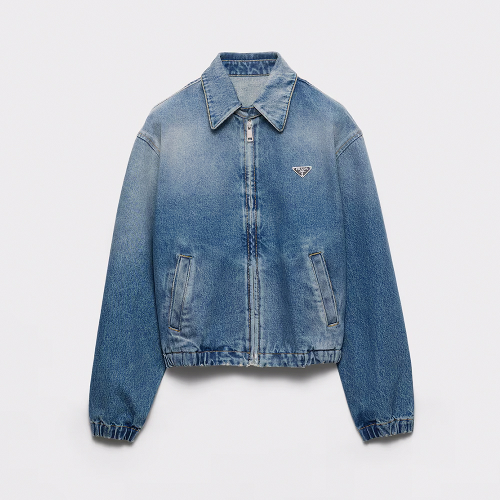 Prada blue Clothing PRADA Light Blue Denim Jacket #390107 | Nigo Office