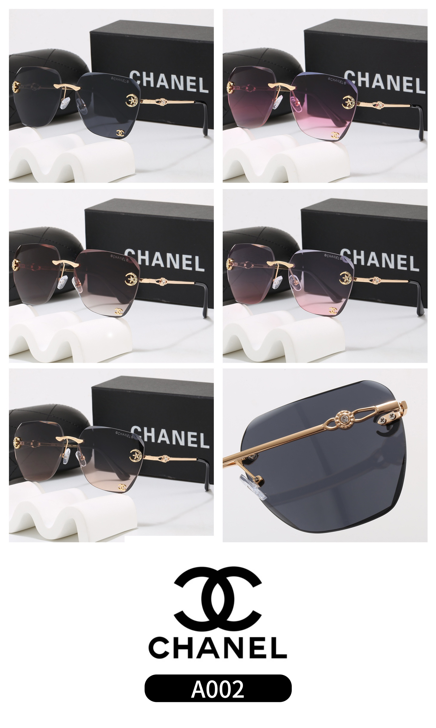 [TOP] CHANEL Sunglasses - 5 Colors - 711 Luxury