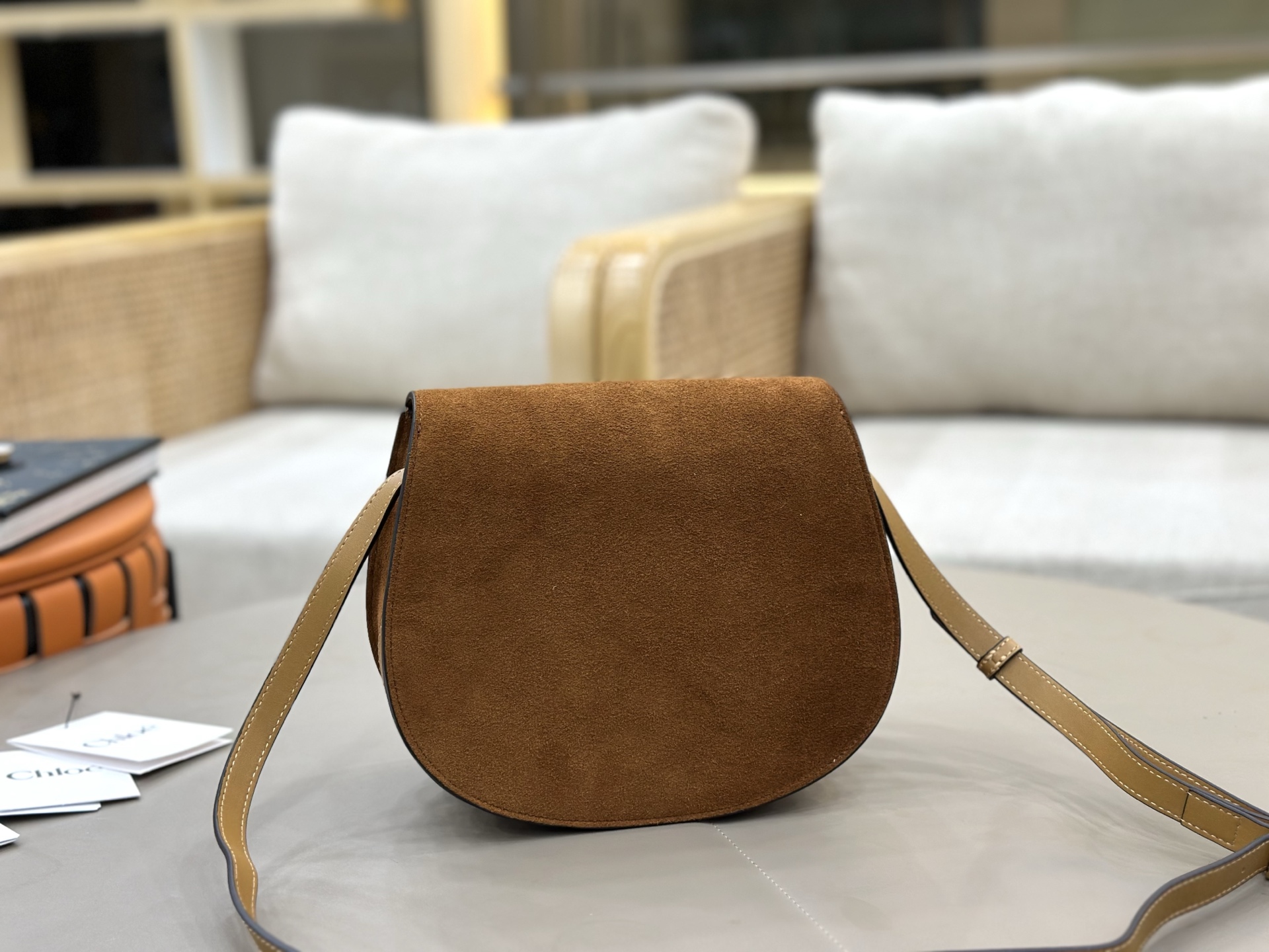 [TOP] Chloe Marcie Medium Bag 24*20*10cm- Brown - 711 Luxury
