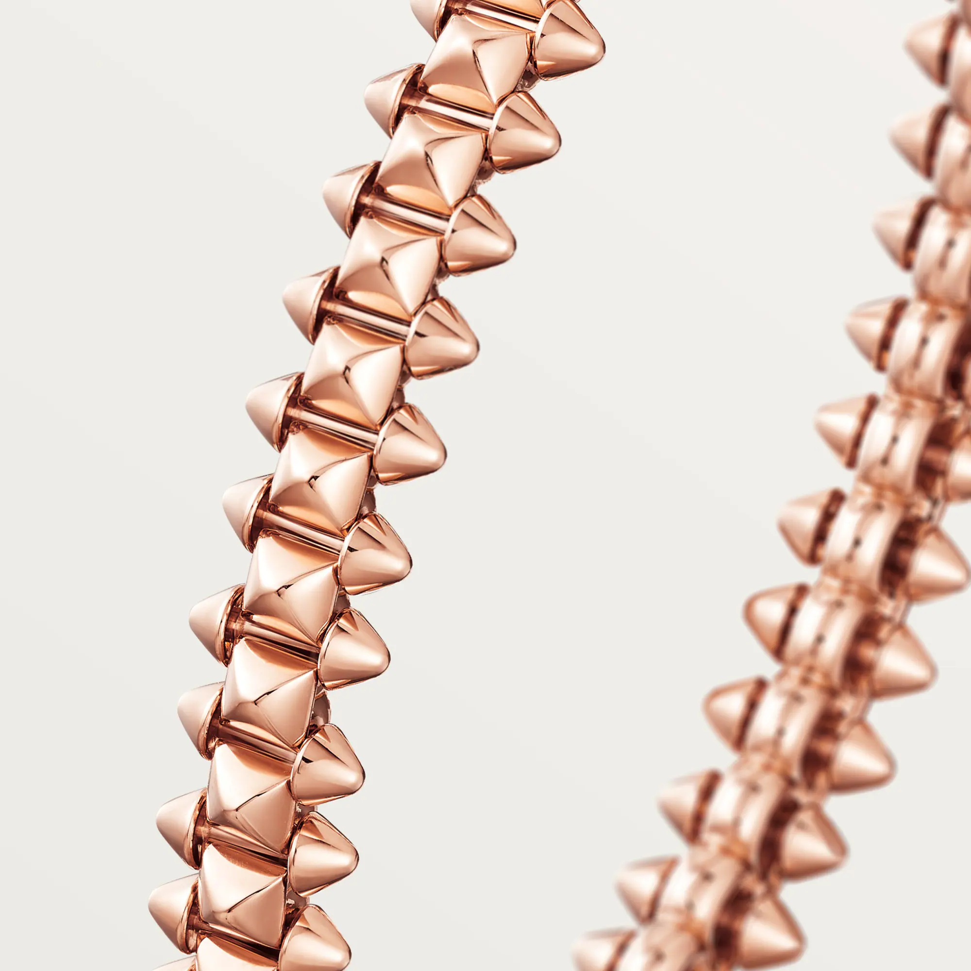 Carty Bullet Bracelet, Rose Gold, Medium Model