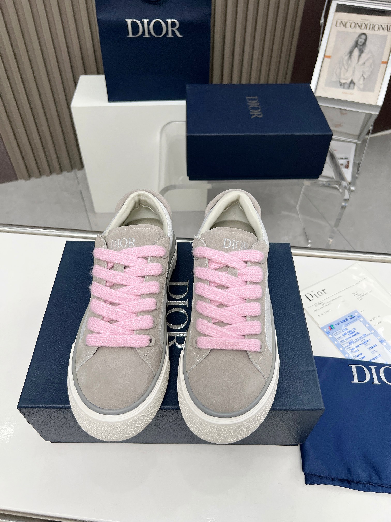 [TOP] Christian Dior Casual Shoes - Gray - 711 Luxury