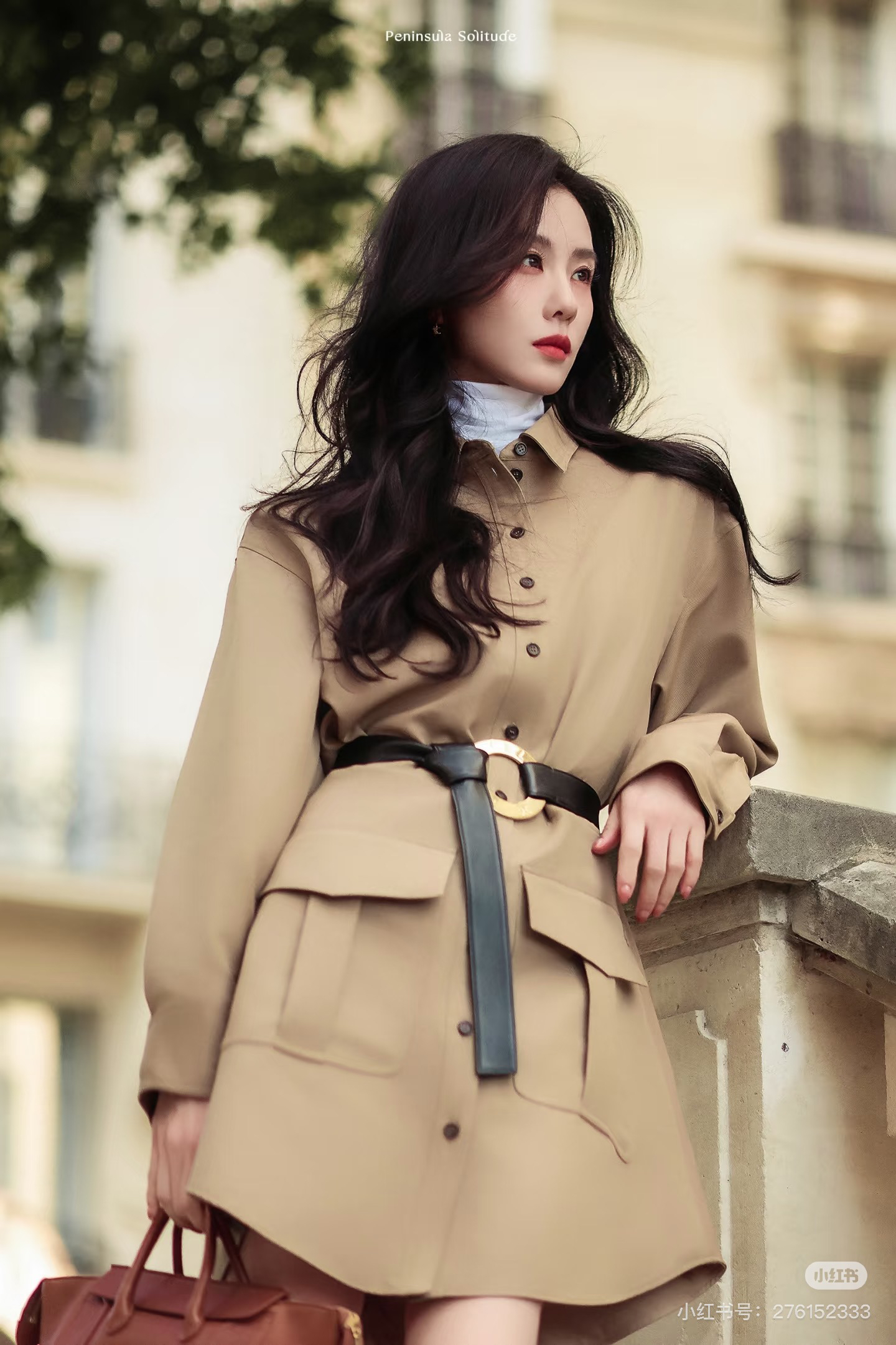 [TOP] CELINE Trench Coat - Khaki