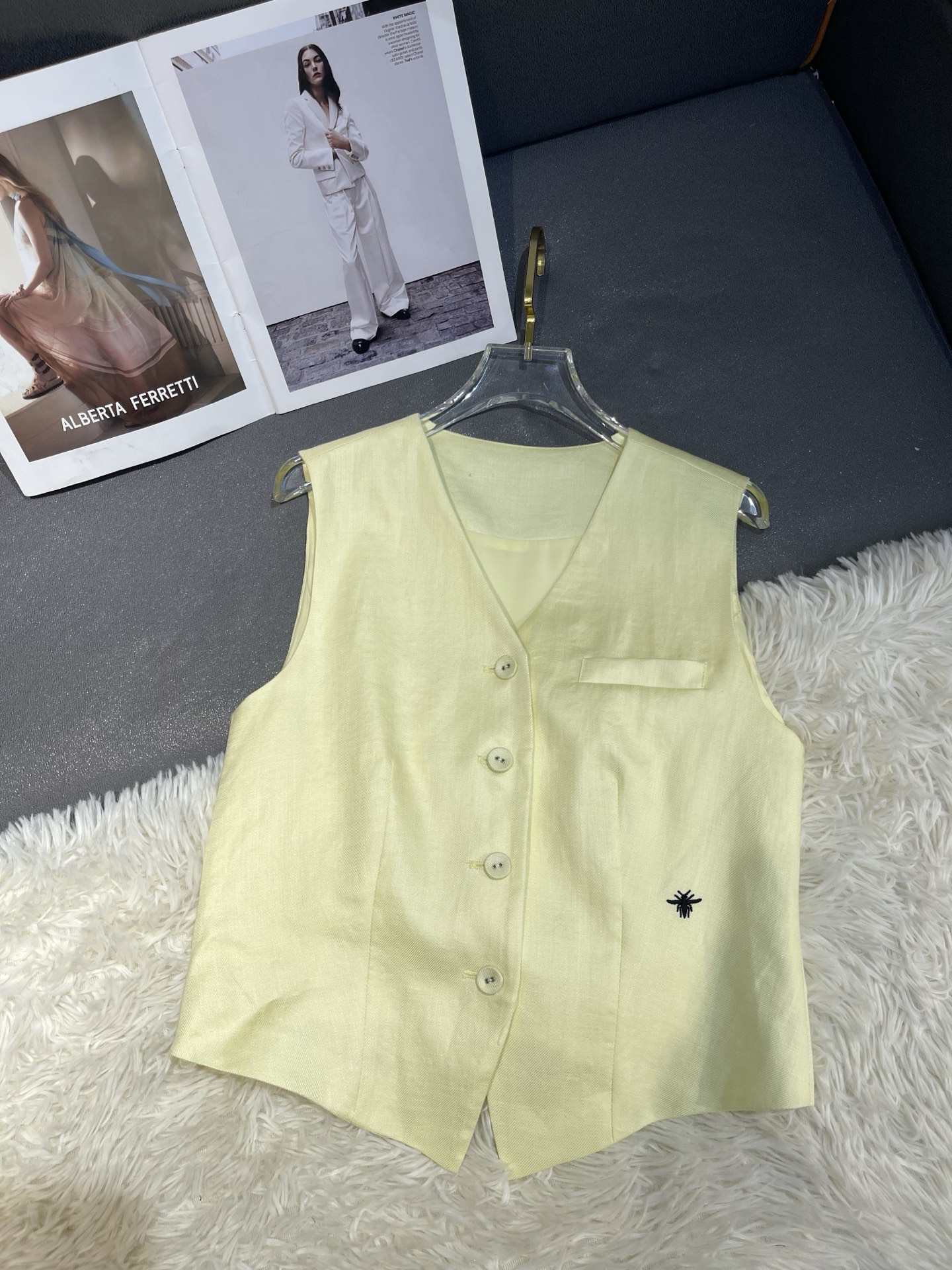 [TOP] Christian Dior  Suit - Yellow