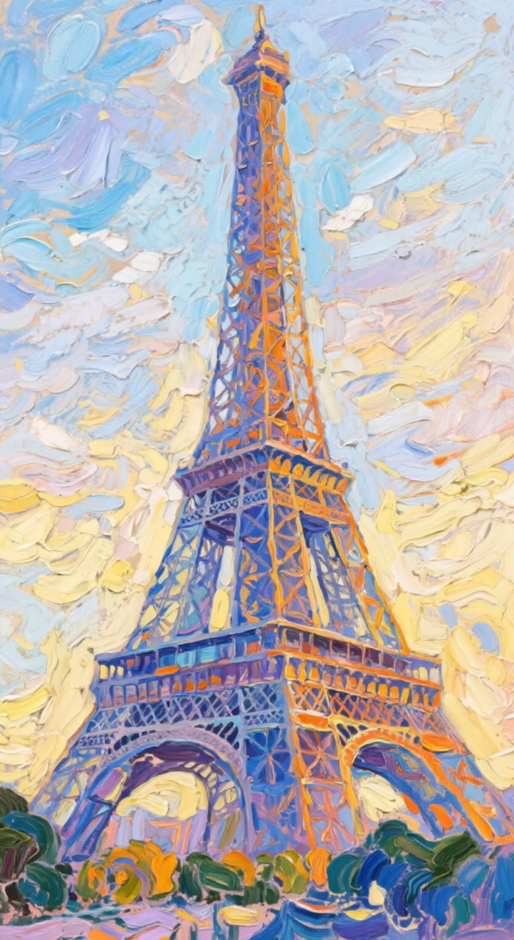 Eiffel Tower at Dawn