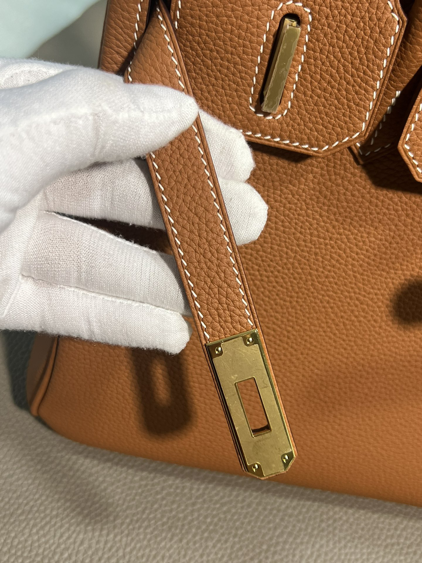 [TOP] HERMES Birkin Togo Leather 30cm - Gold & GHW