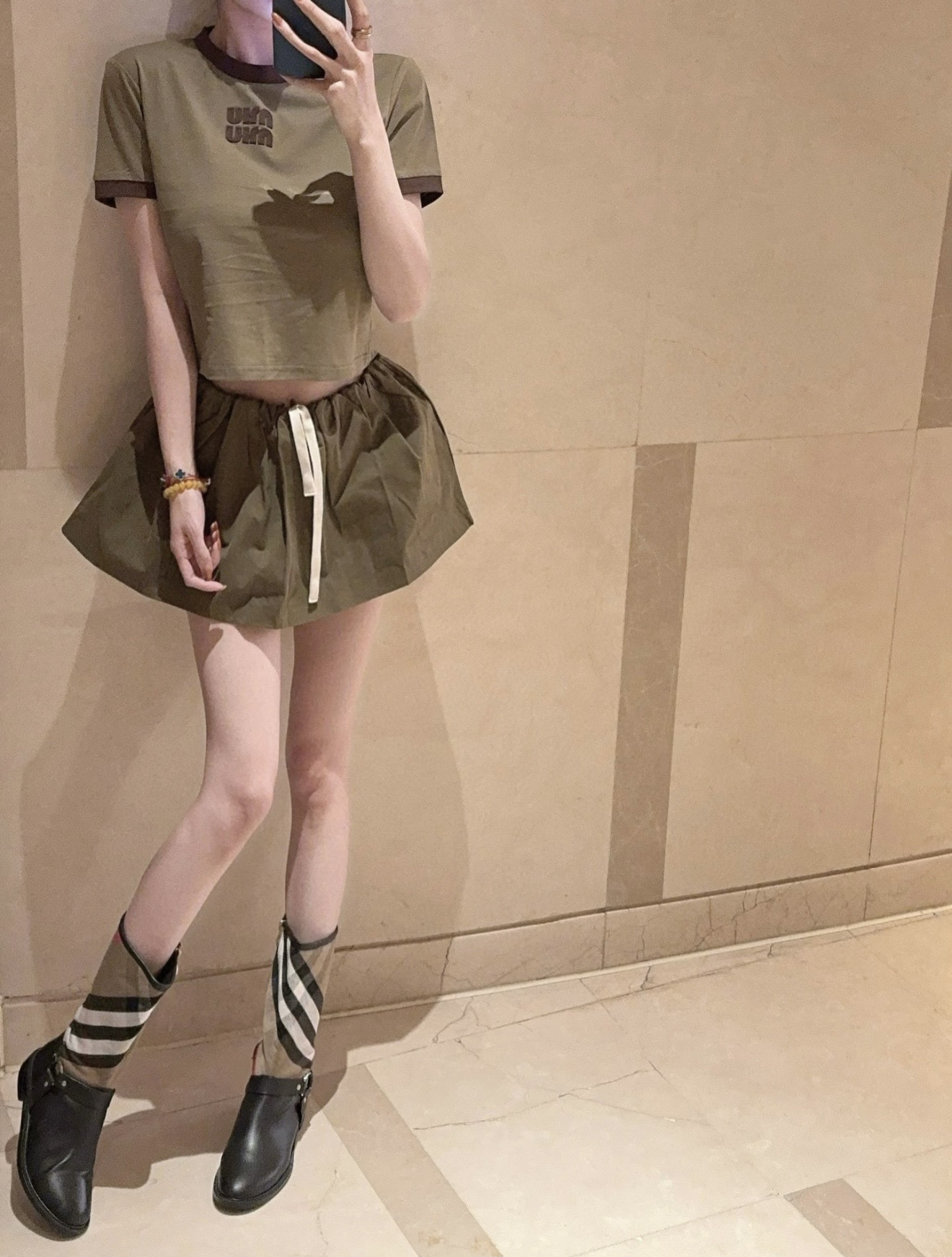 [TOP] Miu Miu  Suit - Green