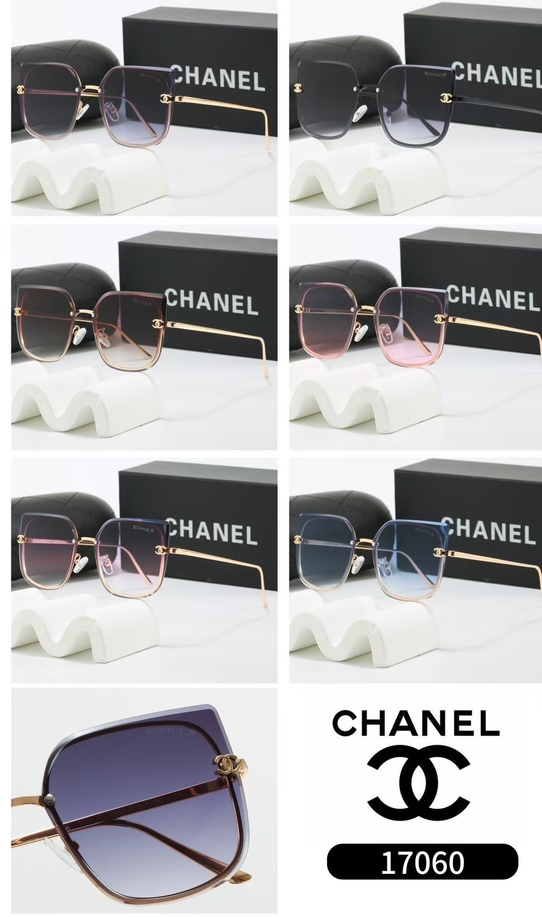 [TOP] CHANEL Sunglasses - 6 Colors - 711 Luxury