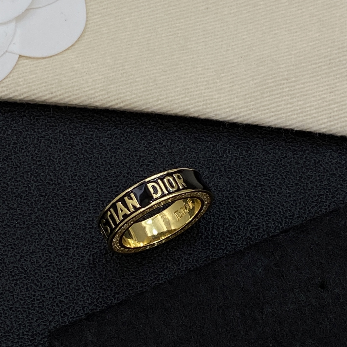 [TOP] Christian Dior Ring - Gold - 711 Luxury