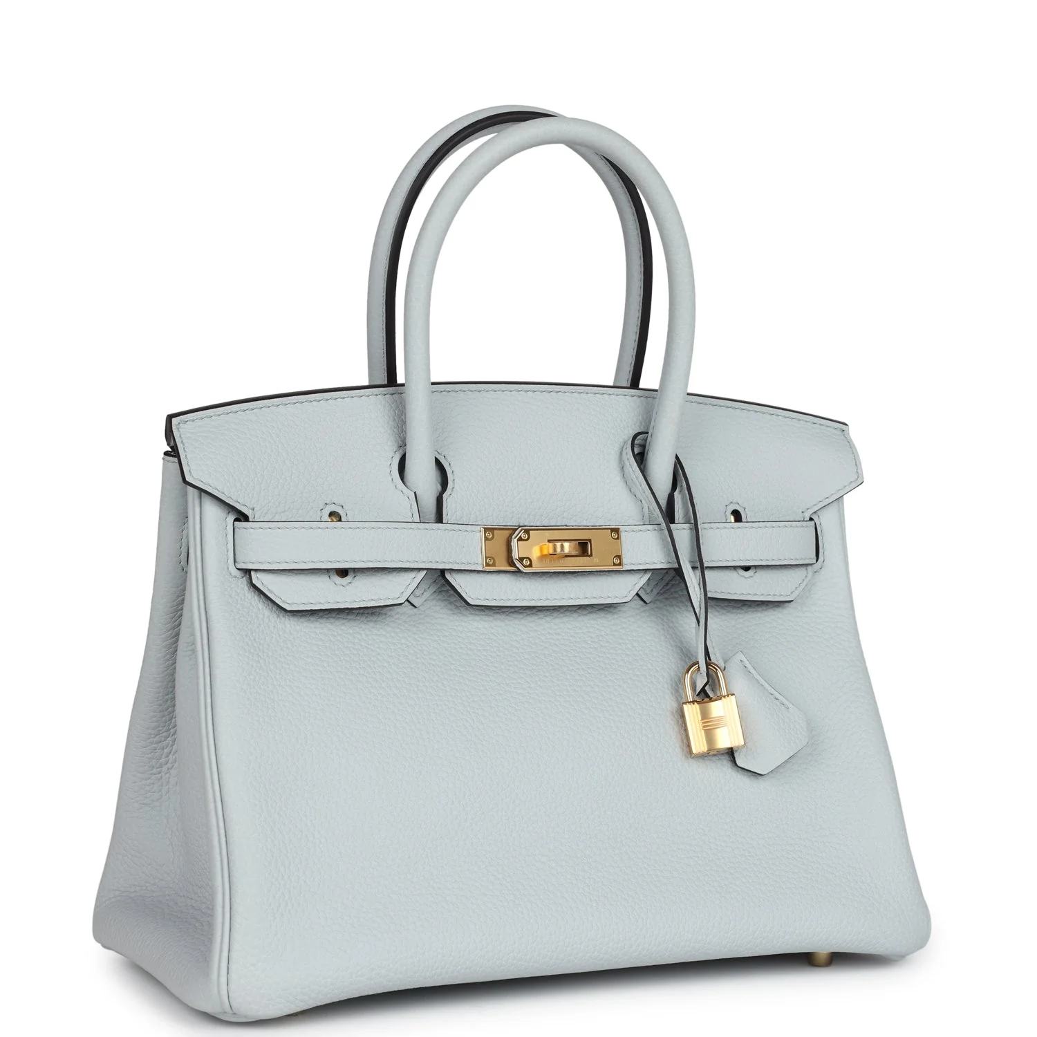 Hermes BirkinBleu Pale Togo Gold Hardware