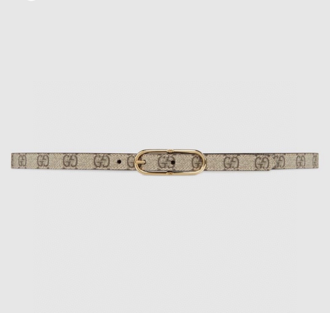 [TOP] GUCCI Belt 1.5cm - Khaki - 711 Luxury