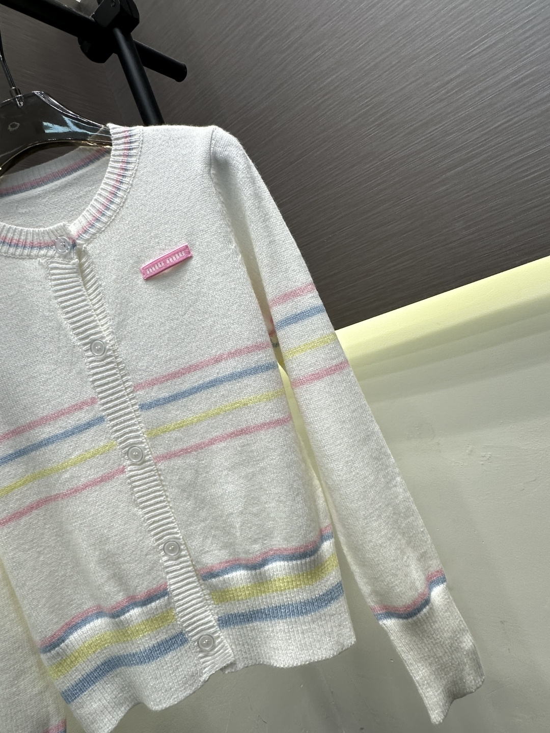 [TOP] Miu Miu Long-sleeved Shirt - White - 711 Luxury