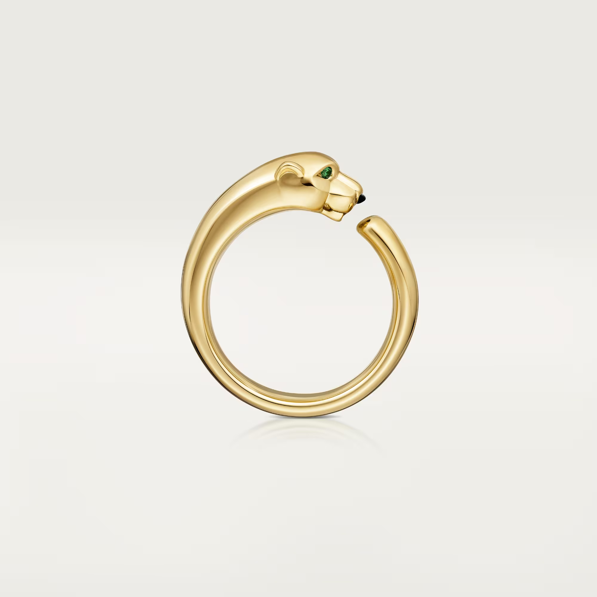 Carty Panther Pure Ring, Yellow Gold, Small Model
