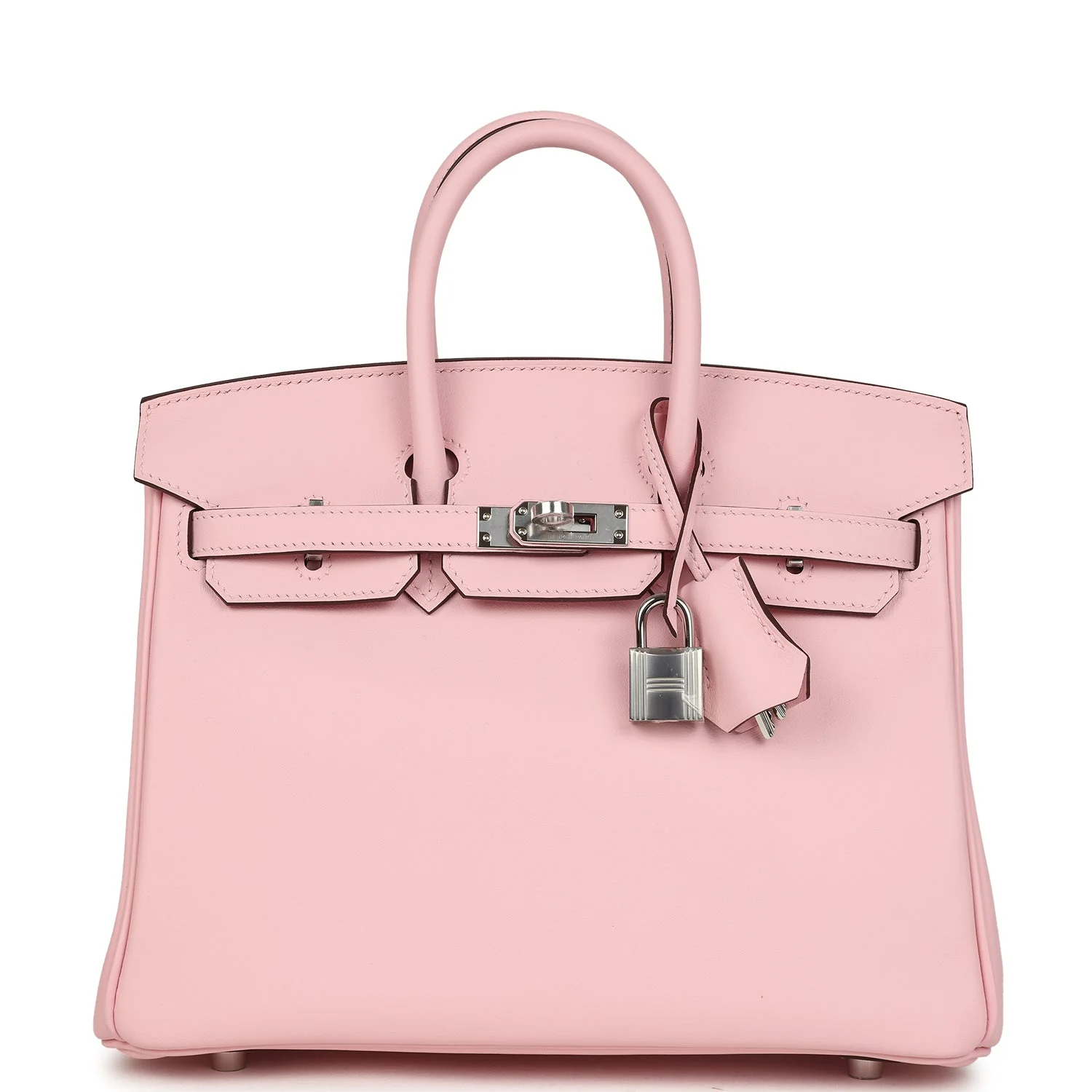 Hermes BirkinRose Sakura Swift Palladium Hardware