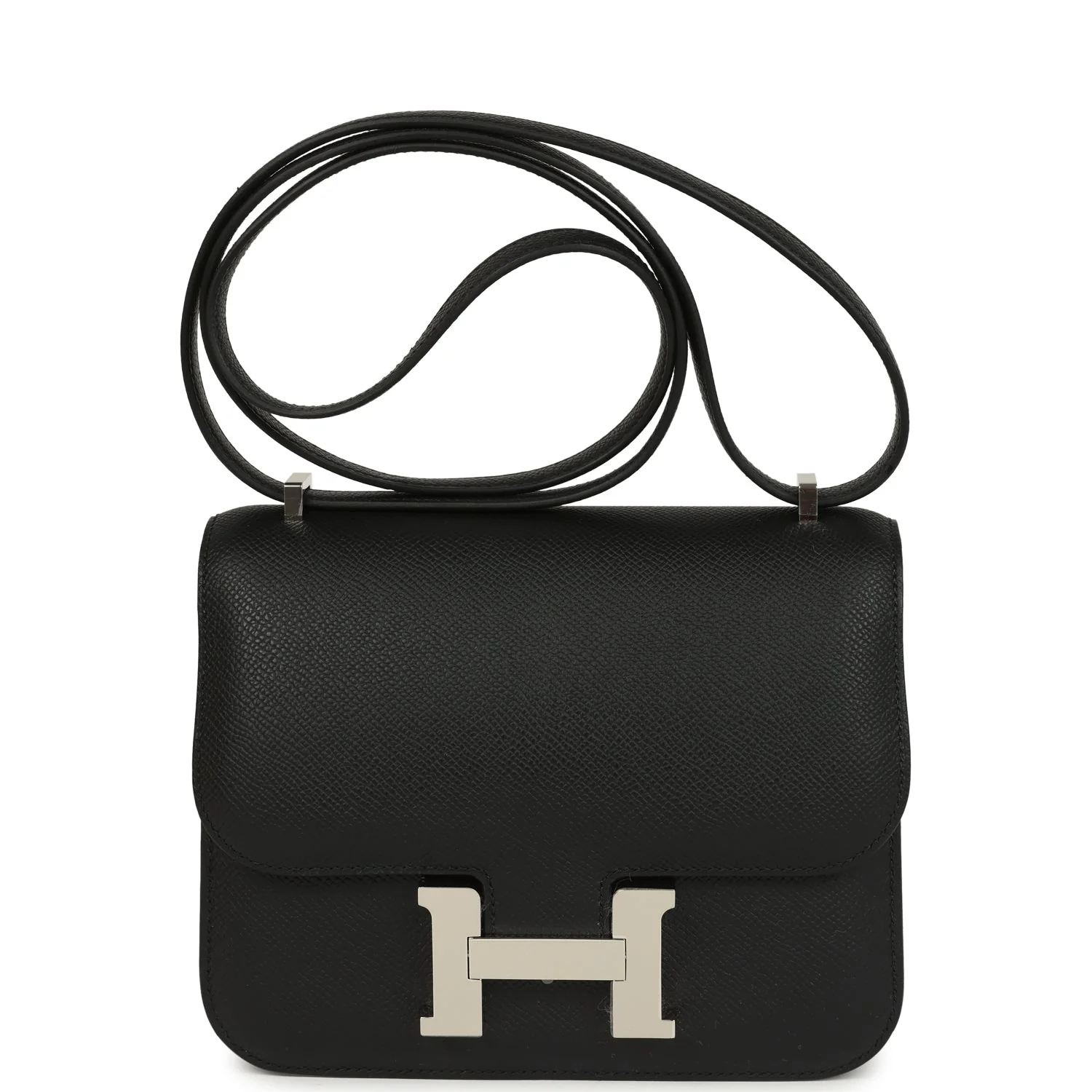 Hermes Constance Black Epsom Palladium Hardware