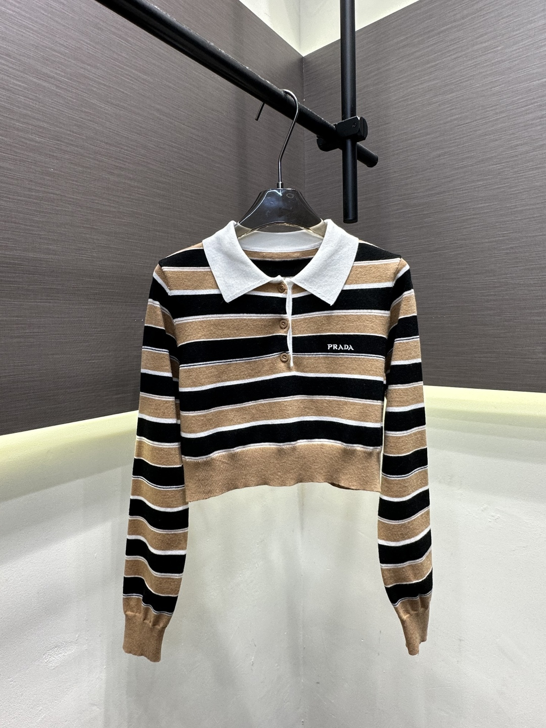 [TOP] PRADA Long-sleeved Shirt - 2 Colors - 711 Luxury