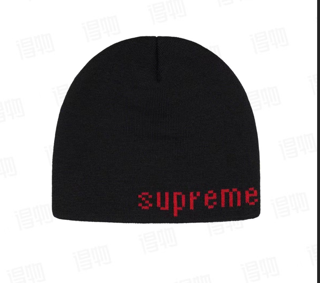 Designer black Hat Black Knit Hat View 2 | Nigo Office
