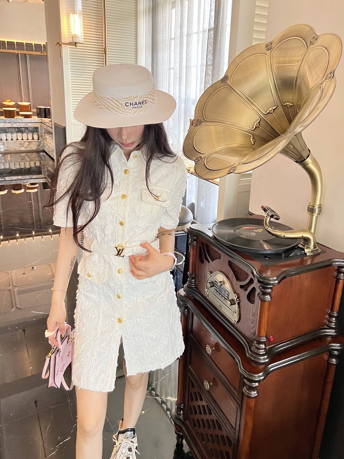 [TOP] Louis Vuitton LV  Dress - White