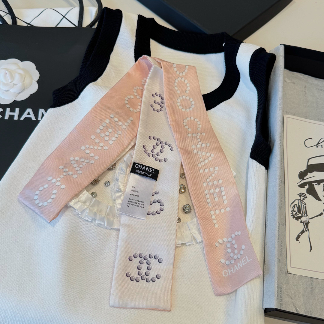 [TOP] CHANEL Twilly Scarf - Pink - 711 Luxury