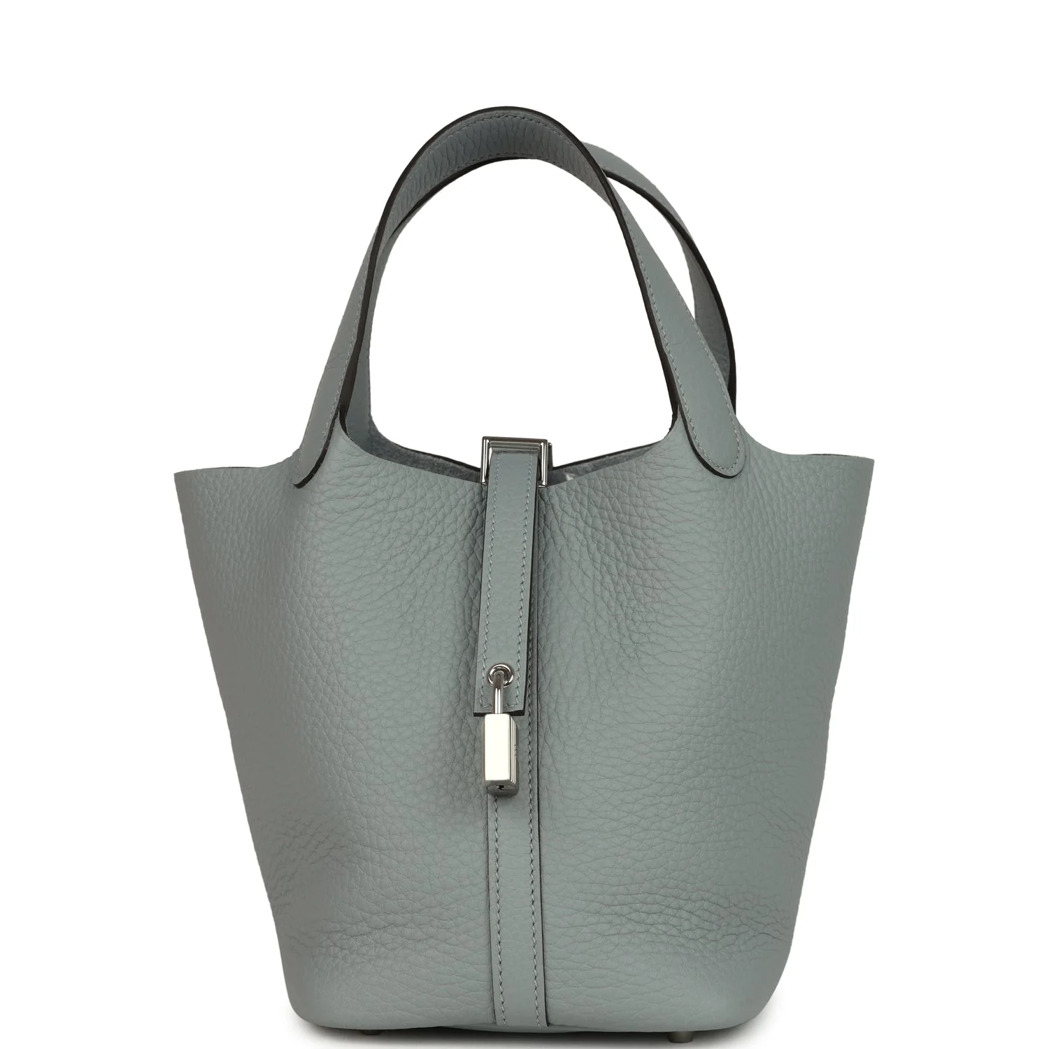 Hermes Picotin Lock  Gris Pantin Clemence Palladium Hardware
