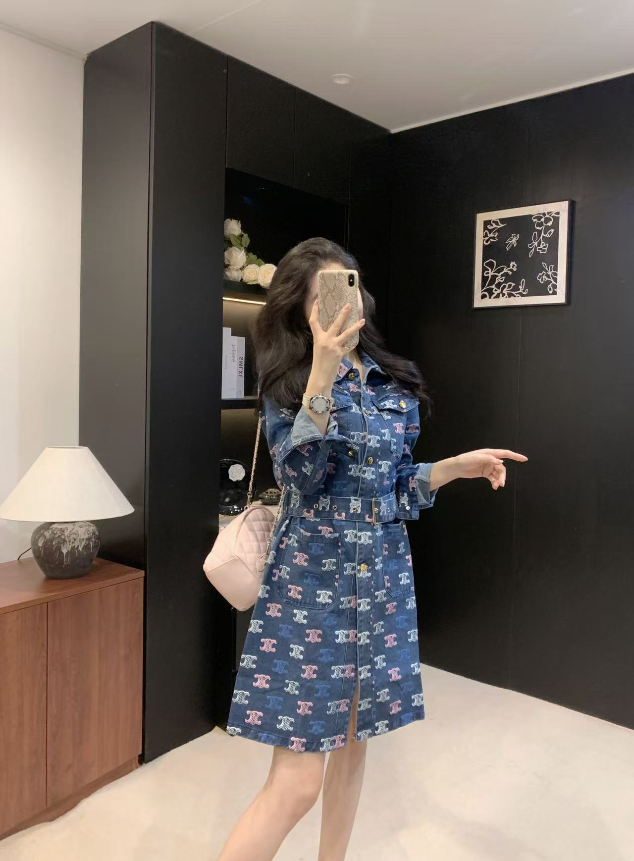 TOP] CELINE  Jacket -Blue