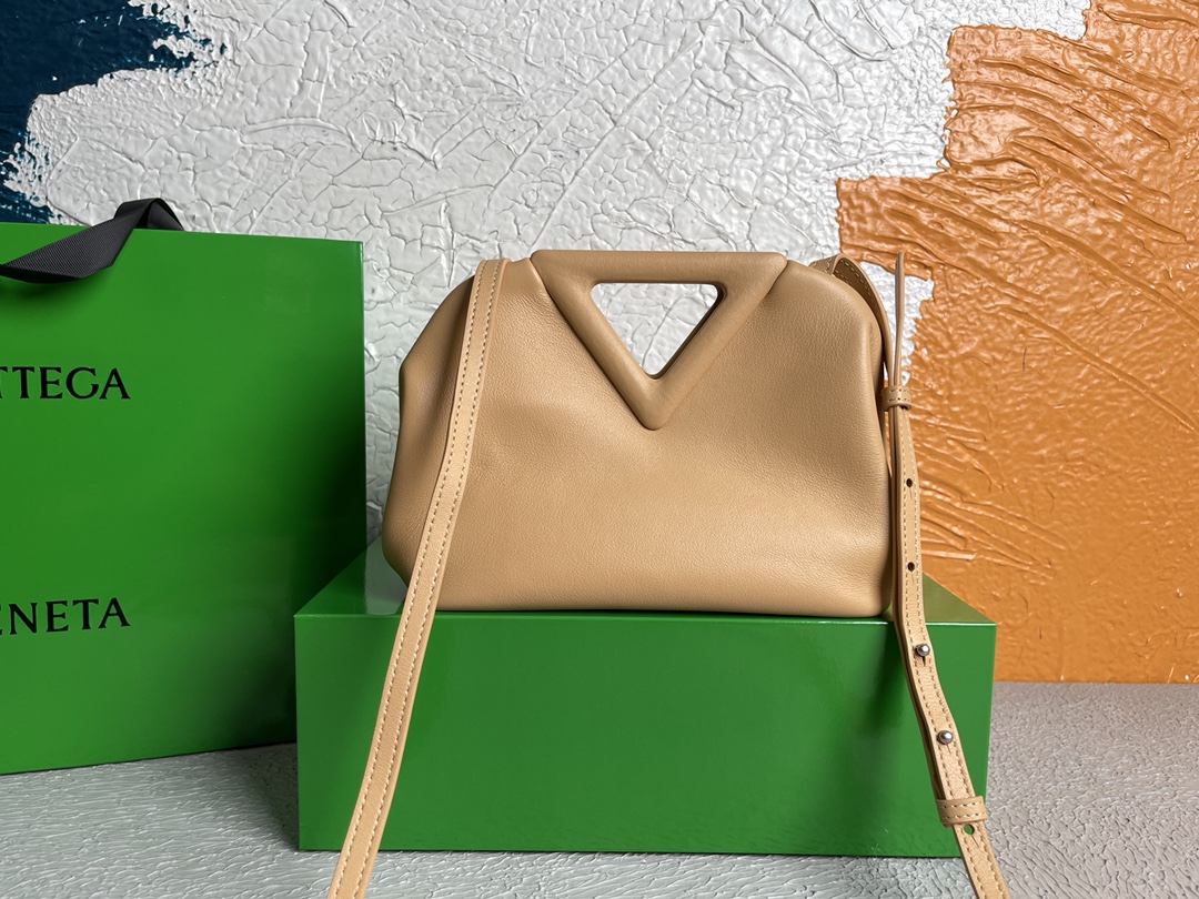 [TOP] Bottega Veneta BV INT Bag 24*16*8cm - Apricot - 711 Luxury
