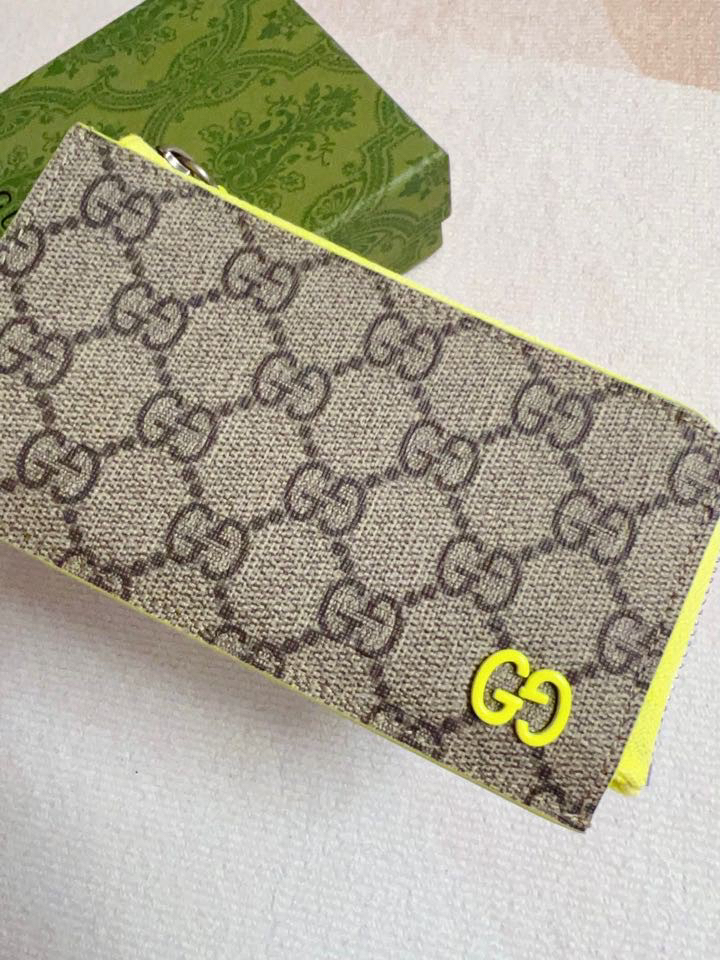 [TOP] GUCCI Wallet 13.5x 8cm - Green - 711 Luxury