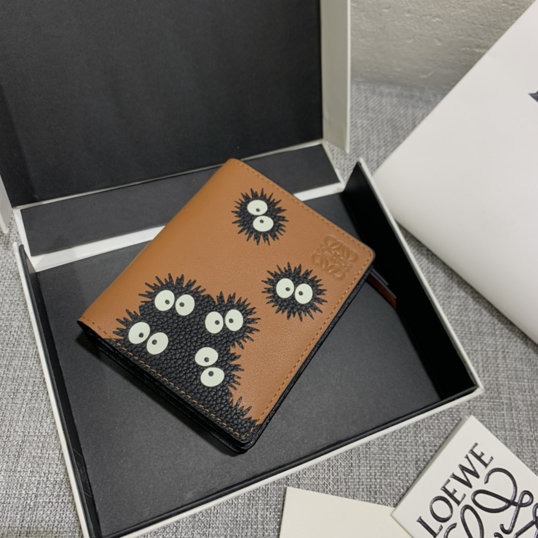 [TOP] LOEWE Wallet 11*9 cm - Brown - 711 Luxury