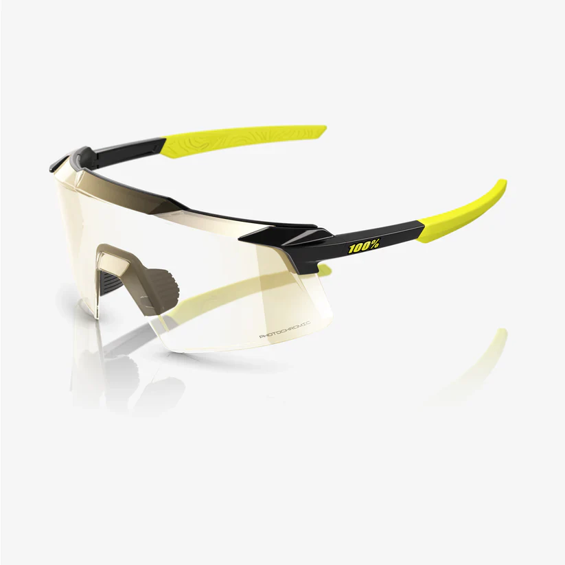 Aerocraft - Gloss Metallic Black | Gold Mirror Photochromic Lens