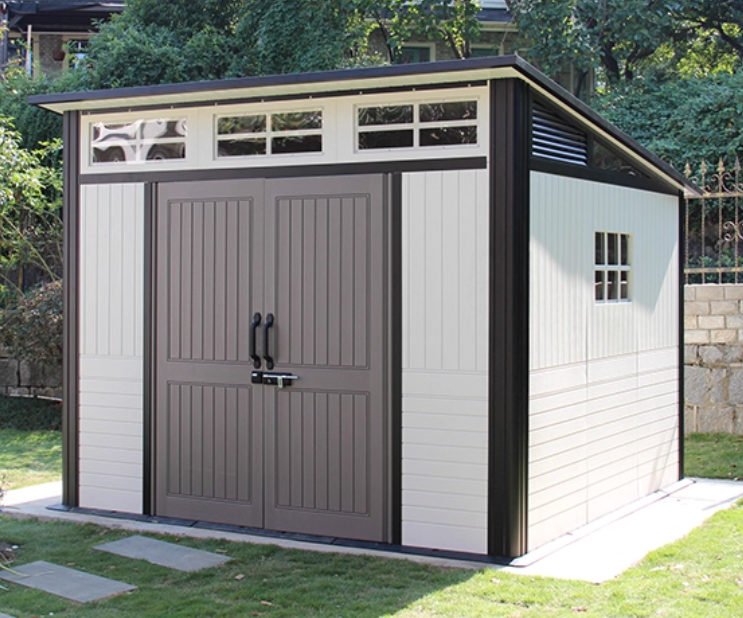 COLONIAL PLASTIC STORAGE GARDEN SHED OUTDOOR ROOM