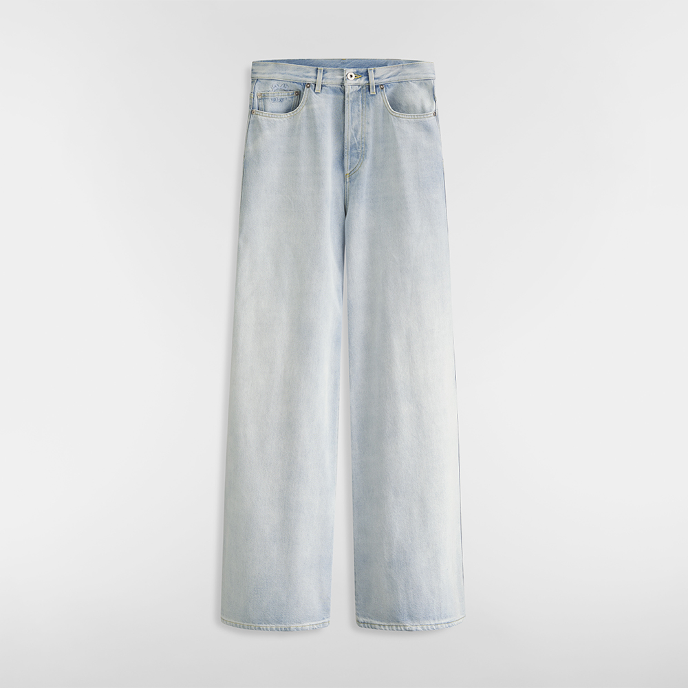 DIOR Flared Jeans Light Blue Stonewashed Cotton Denim #382814
