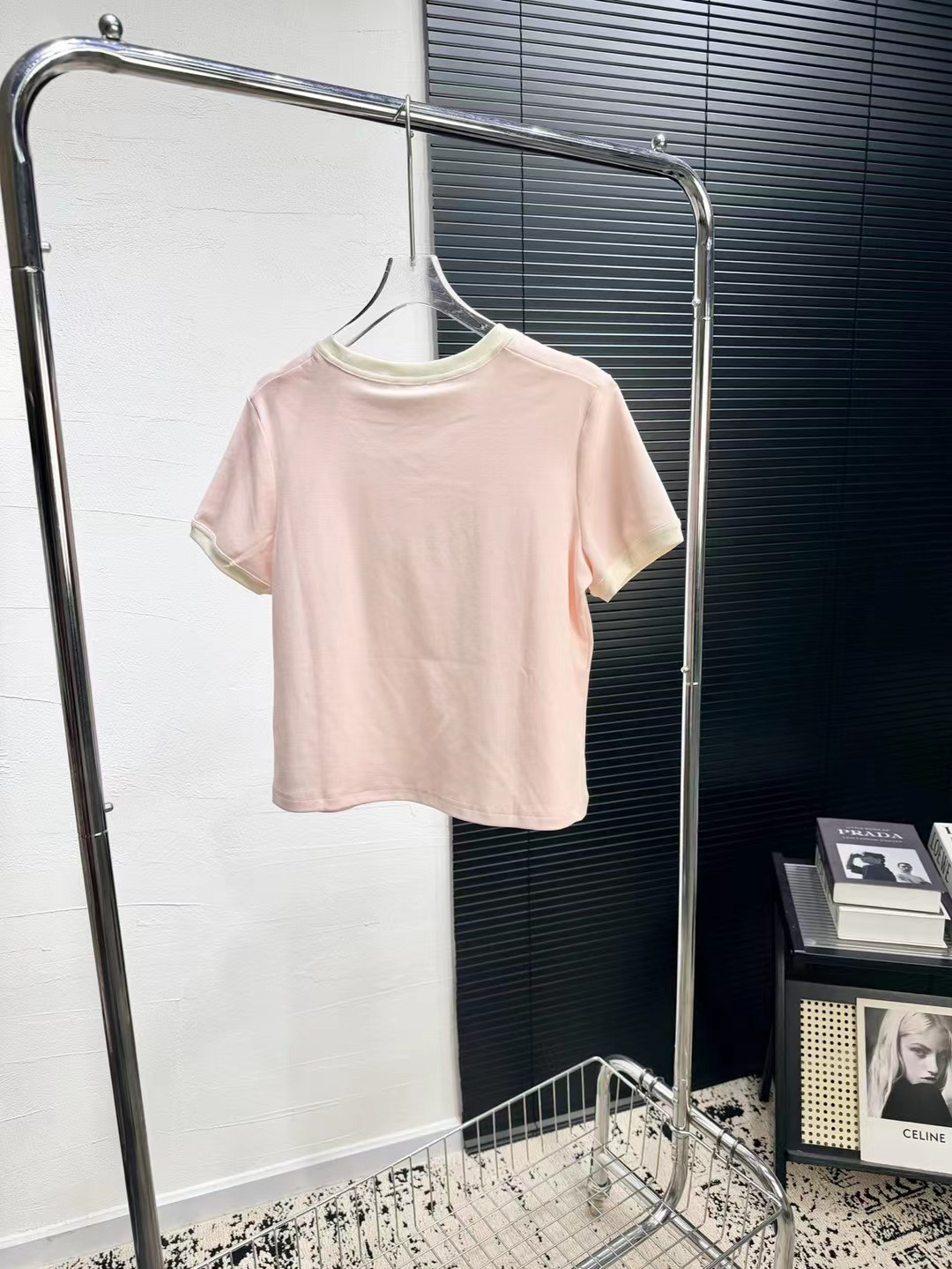 [TOP] CELINE  T-shirt -Pink