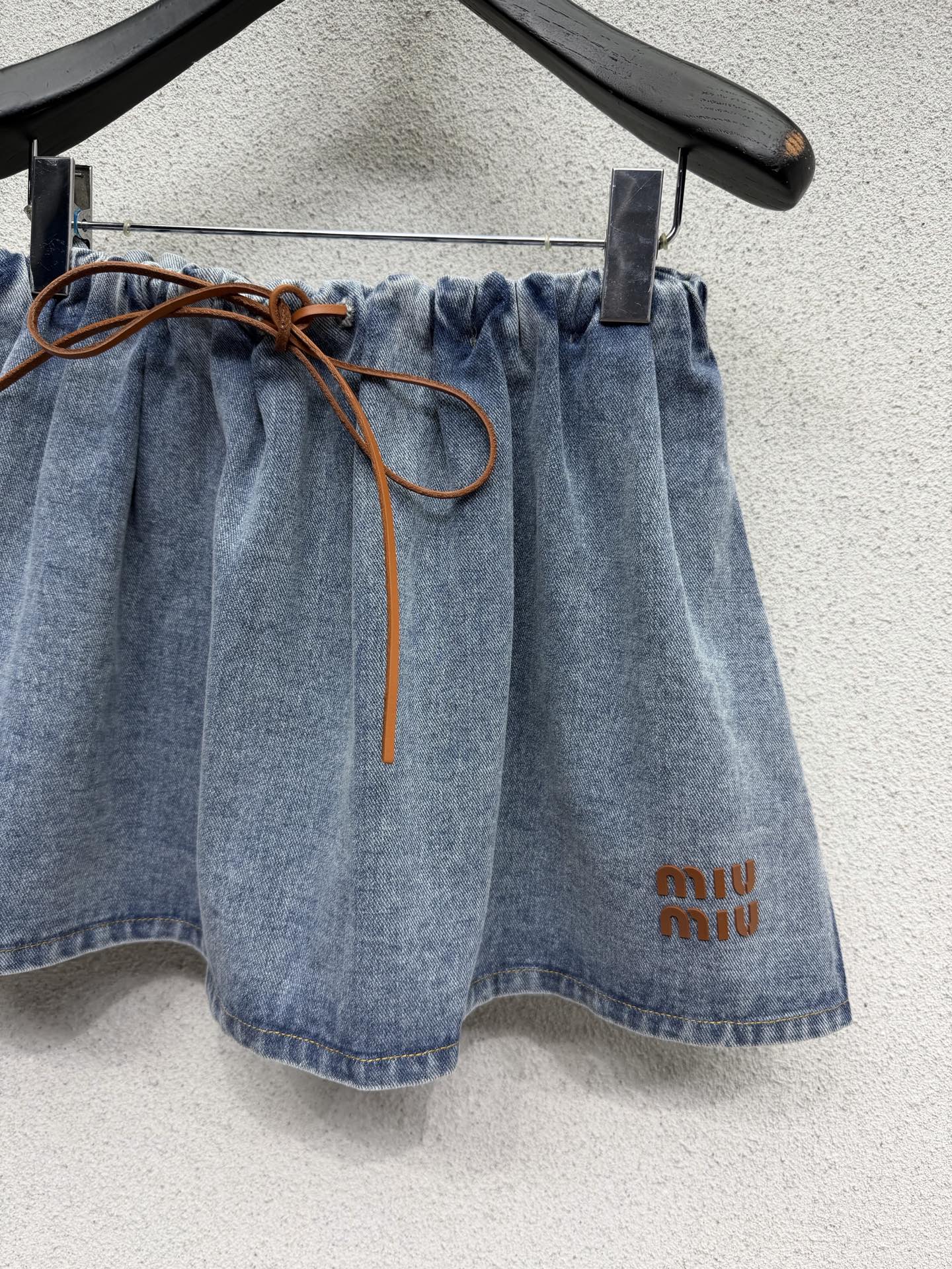 [TOP] Miu Miu Skirt - Denim Blue - 711 Luxury
