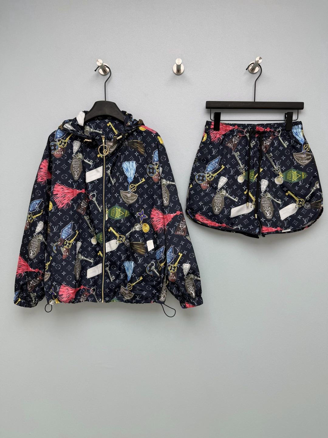 [TOP] Louis Vuitton LV  Jacket + Shorts Suit - Black - 711 Luxury