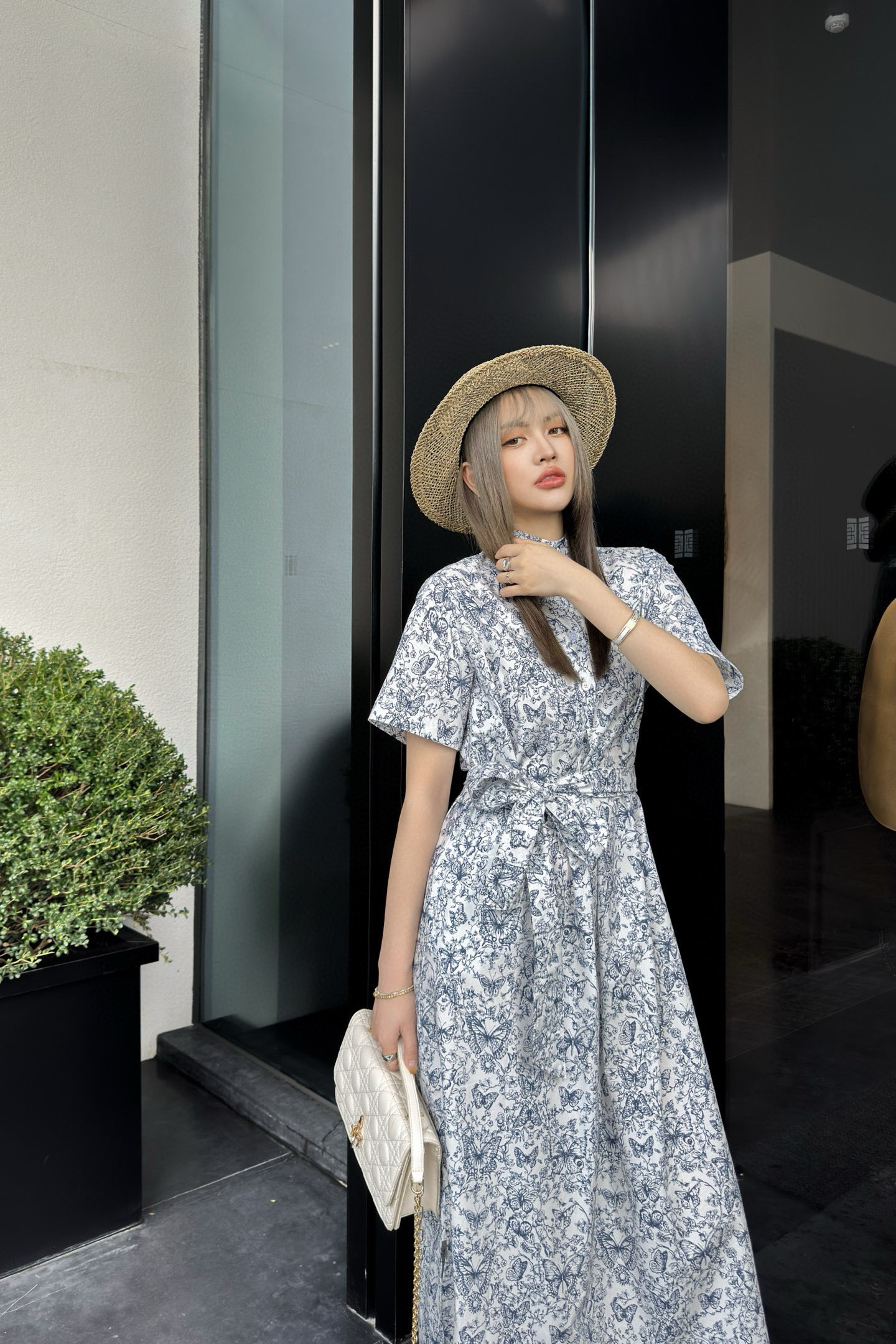 [TOP] Christian Dior  Dress -Blue