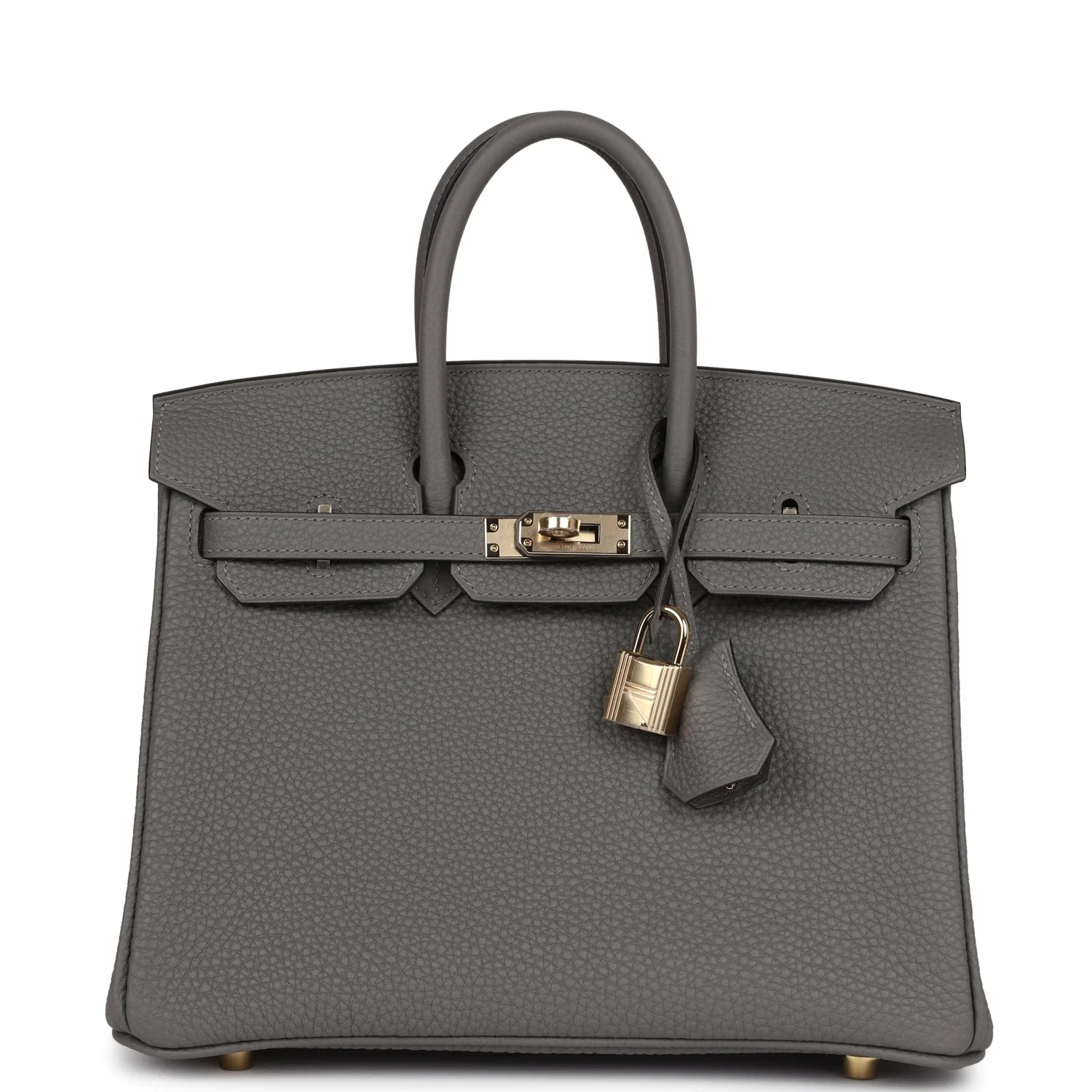 Hermes BirkinGris Meyer Togo Permabrass Hardware