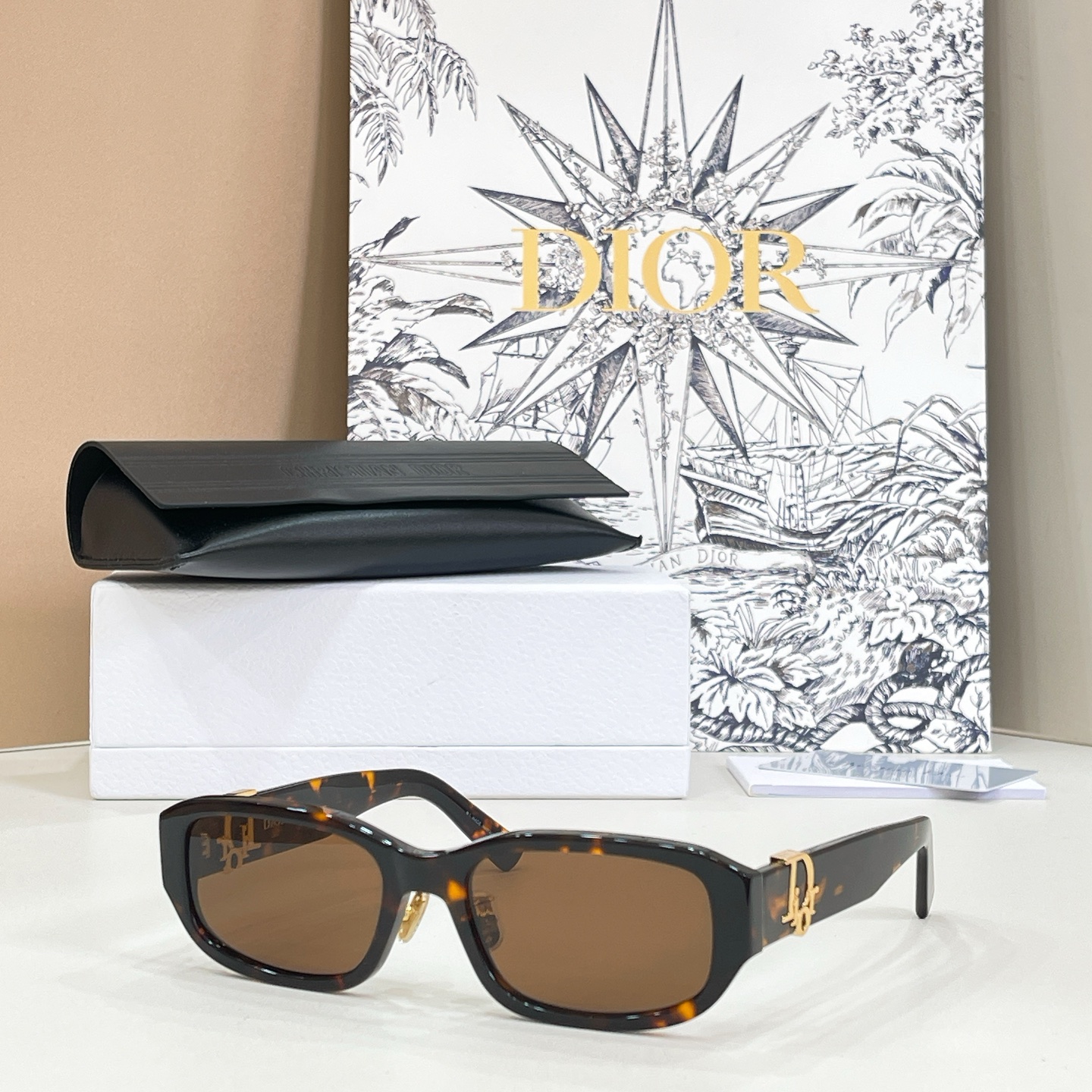 DIOR Dior Oblique R2F Black Oval Sunglasses #382364