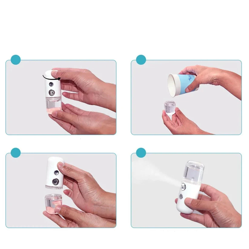 Rechargeable Nebulizer Facial Steamer