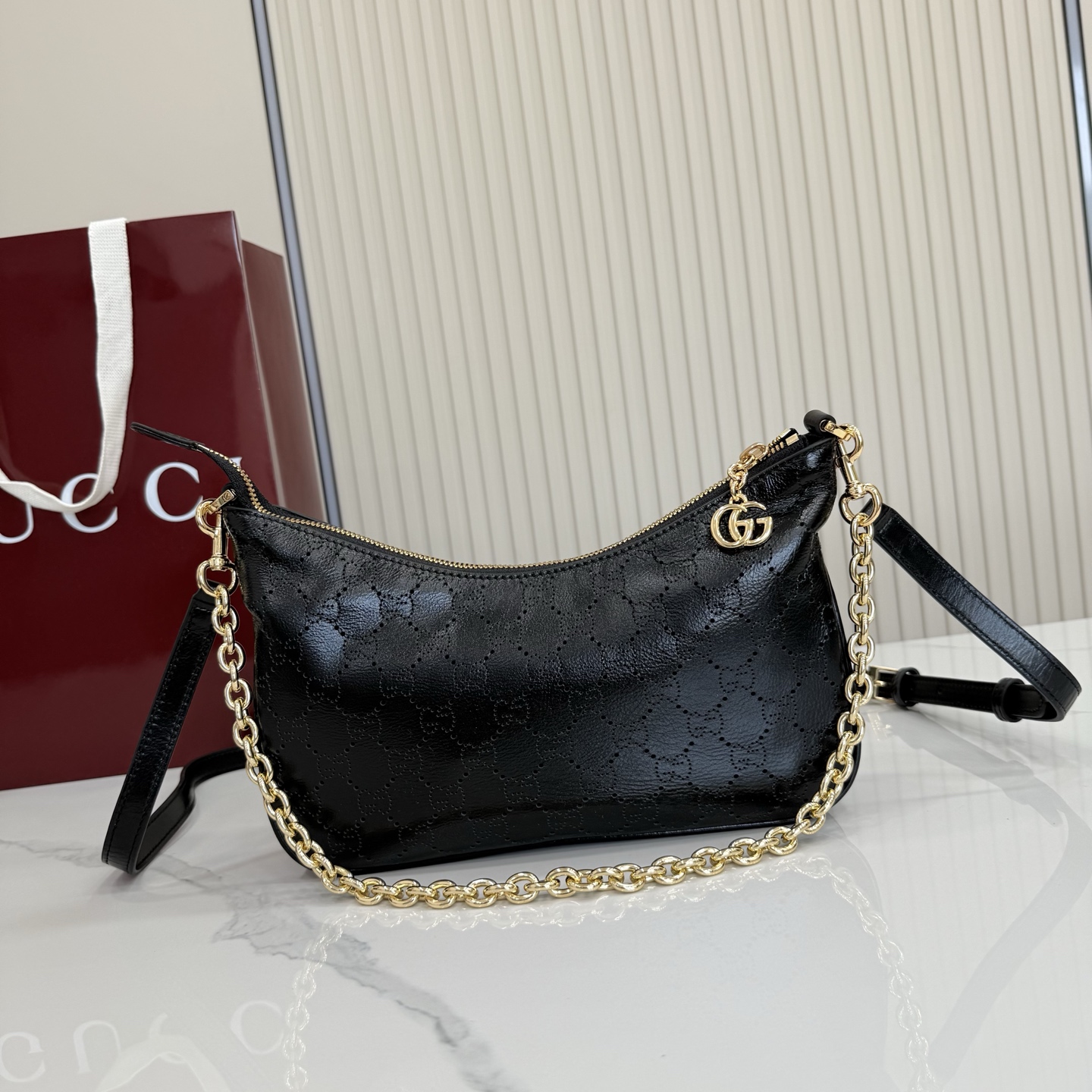 [TOP] GUCCI  Bag 24.5 x 15 x 5 cm - Black - 711 Luxury