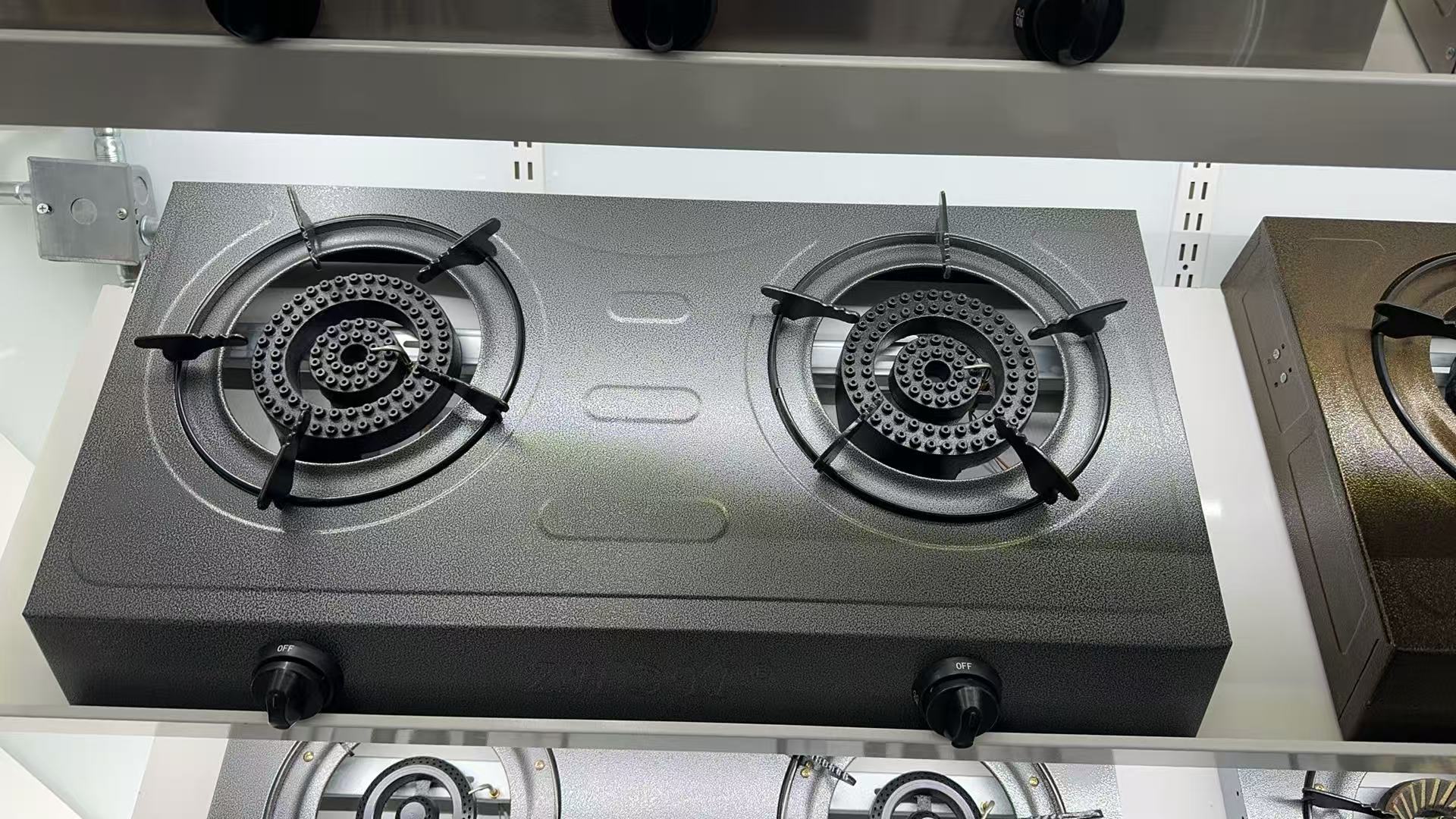Double burner stove