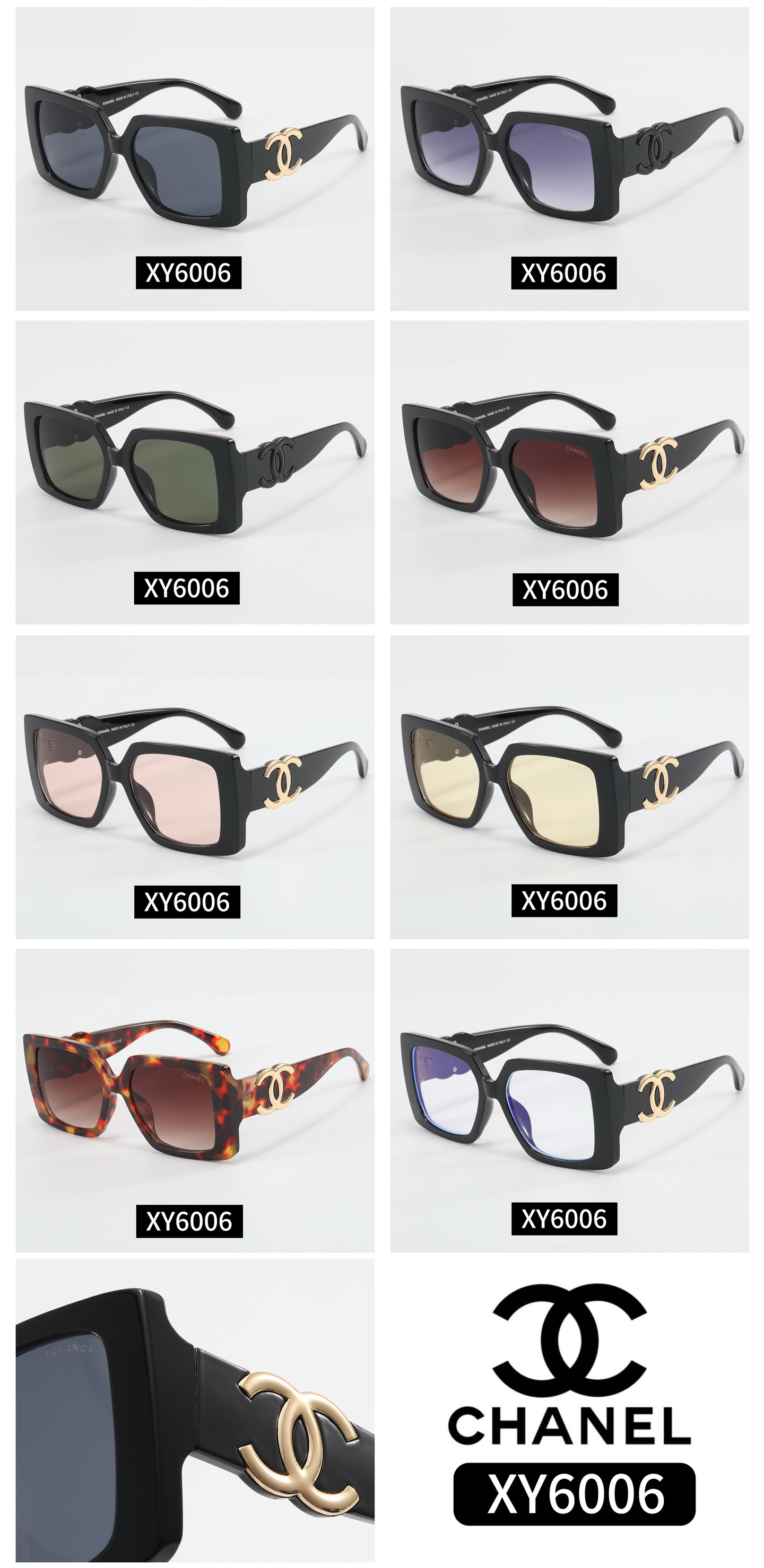 [TOP] CHANEL Sunglasses - 8 Colors - 711 Luxury