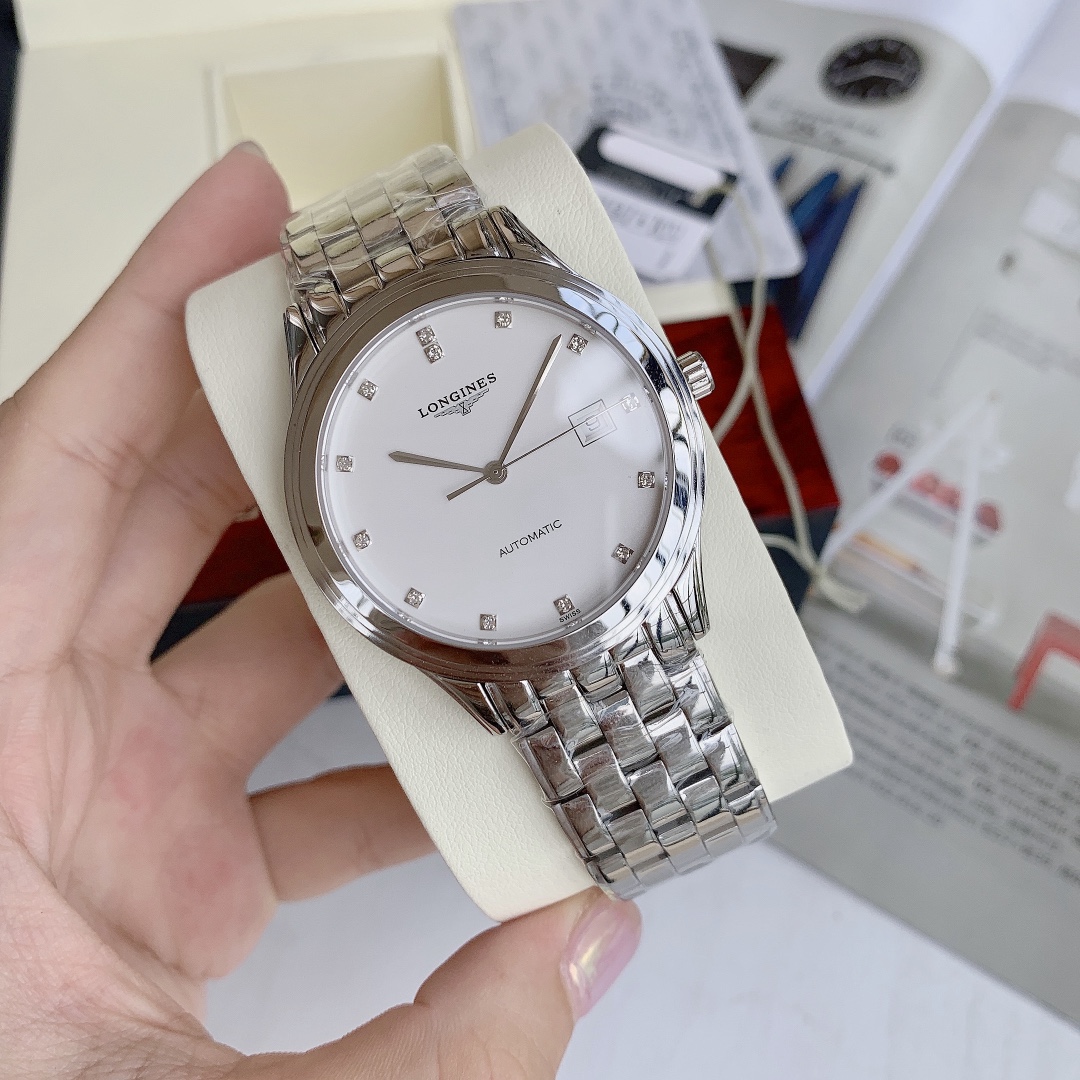[TOP] LONGINES Men's Watch 39mm - Silver - 711 Luxury