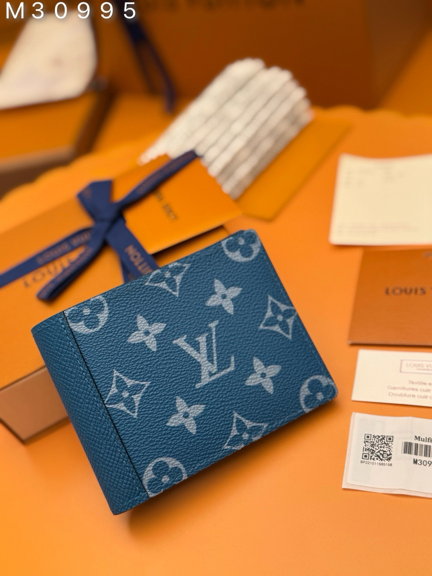[TOP] Louis Vuitton LV Multie Wallet 11.5x9.0x1.5cm - Gray - 711 Luxury