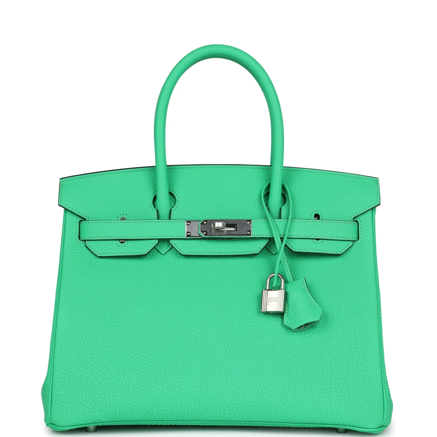 Hermes BirkinVert Comics Togo Palladium Hardware