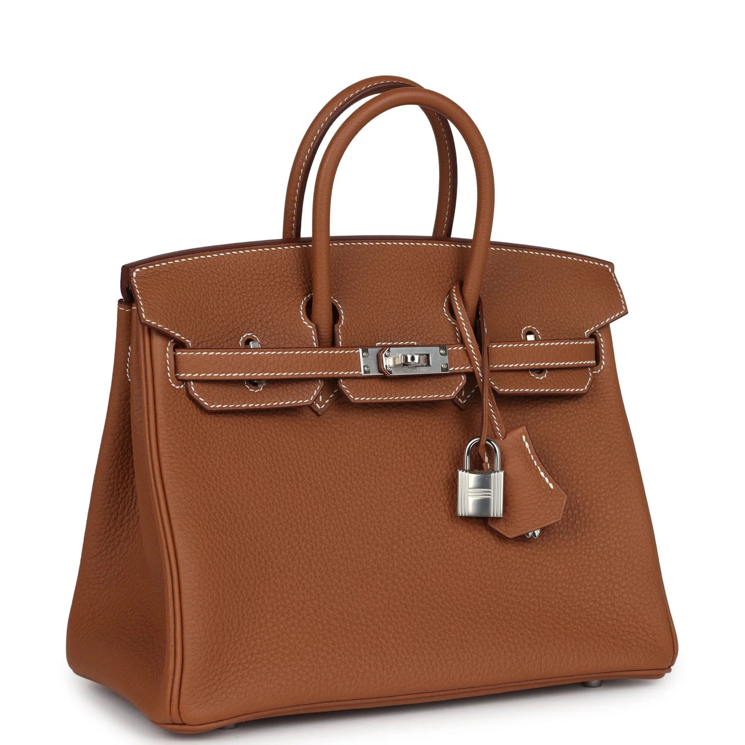Hermes BirkinGold Togo Palladium Hardware