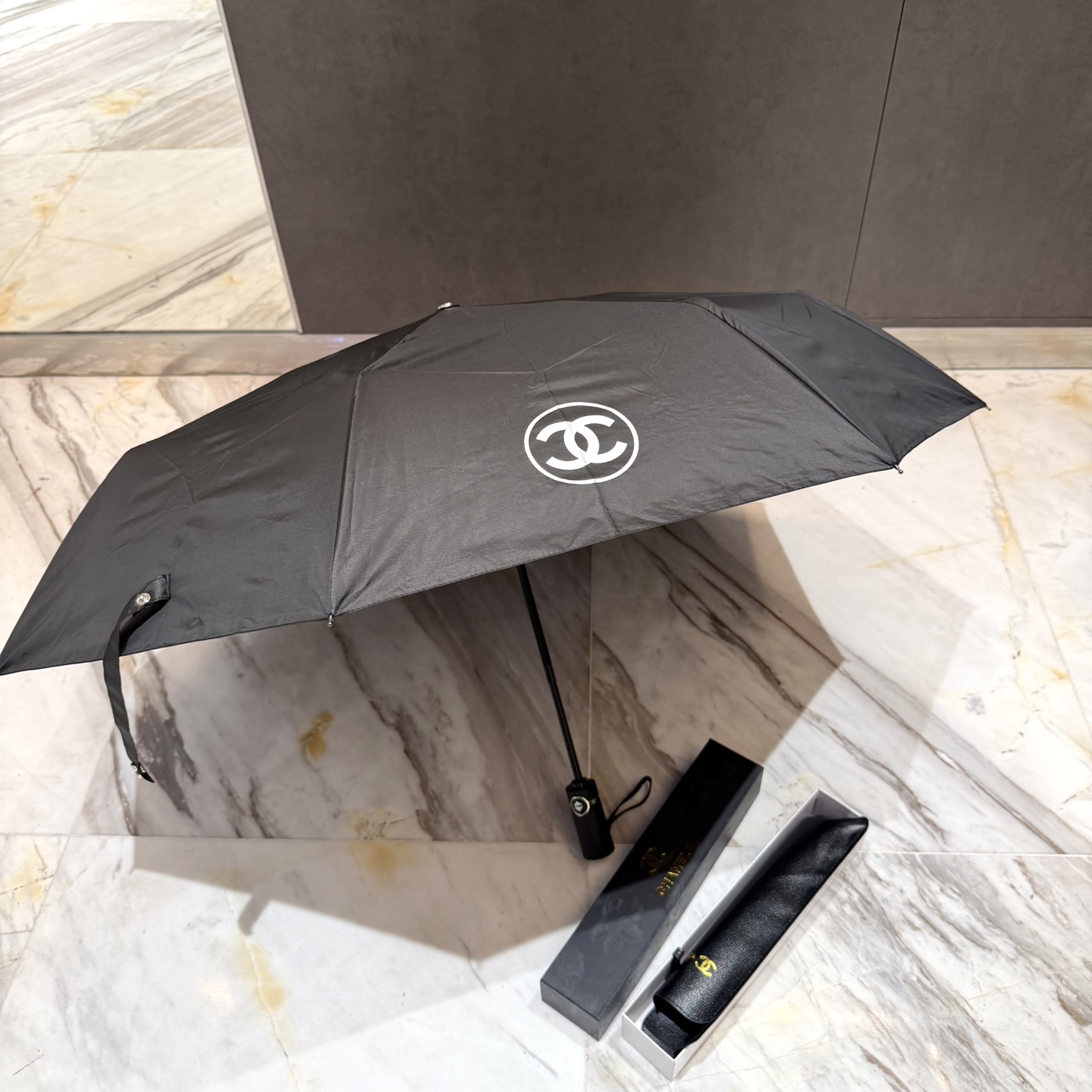 [TOP] CHANEL Umbrella - Black - 711 Luxury