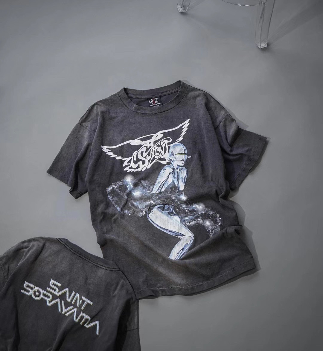 NIGO Saint Michael X Sorayama Hajime Sorayama Goddess Vintage Seamless Short Sleeves #nigo377692