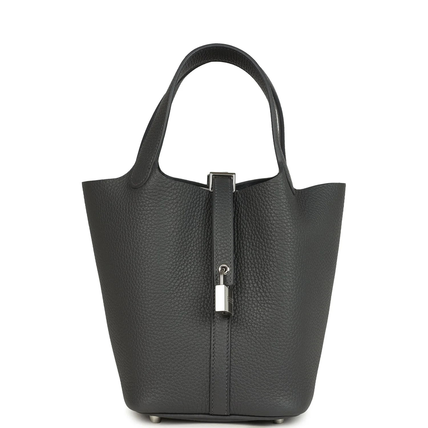 Hermes Picotin Lock  Ardoise Clemence Palladium Hardware