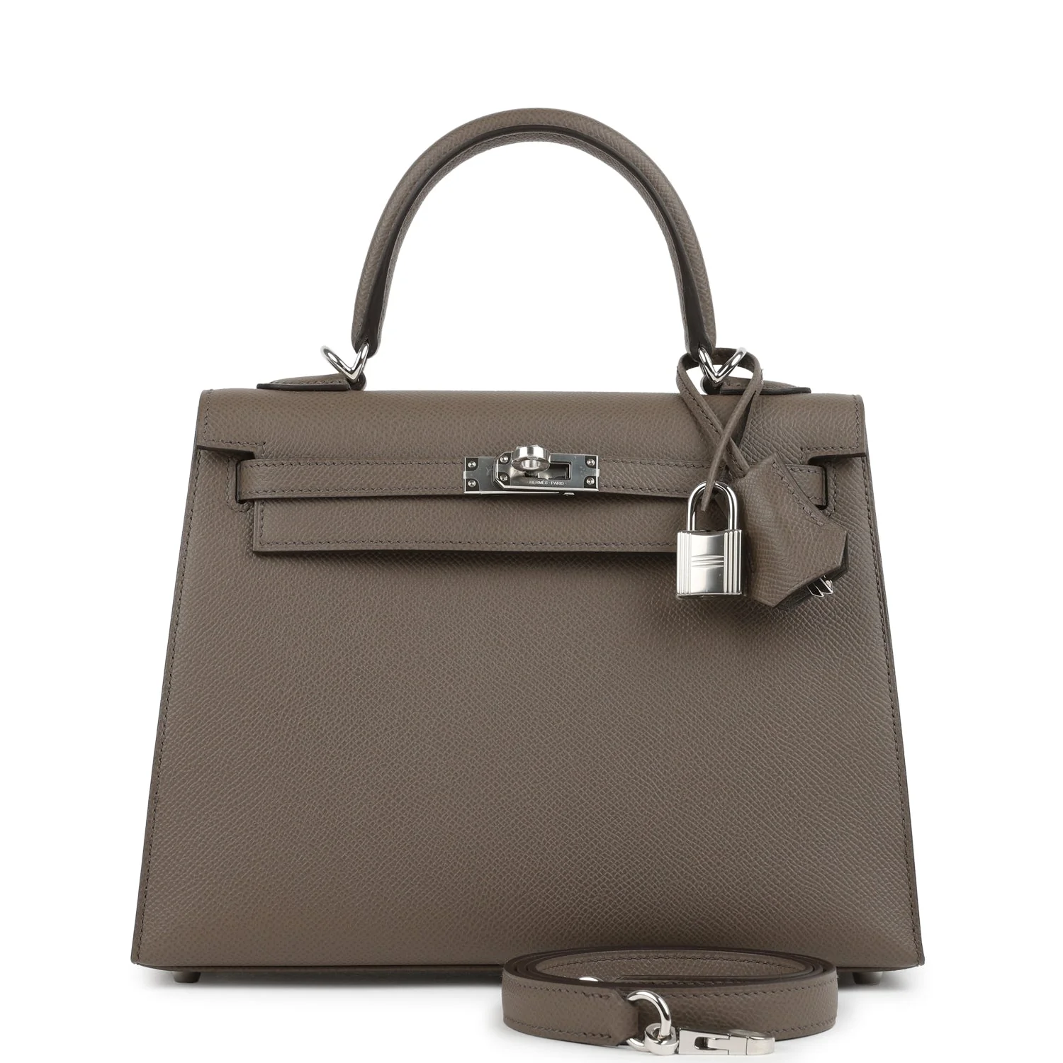 Hermes Kelly Sellier  Etain Epsom Palladium Hardware