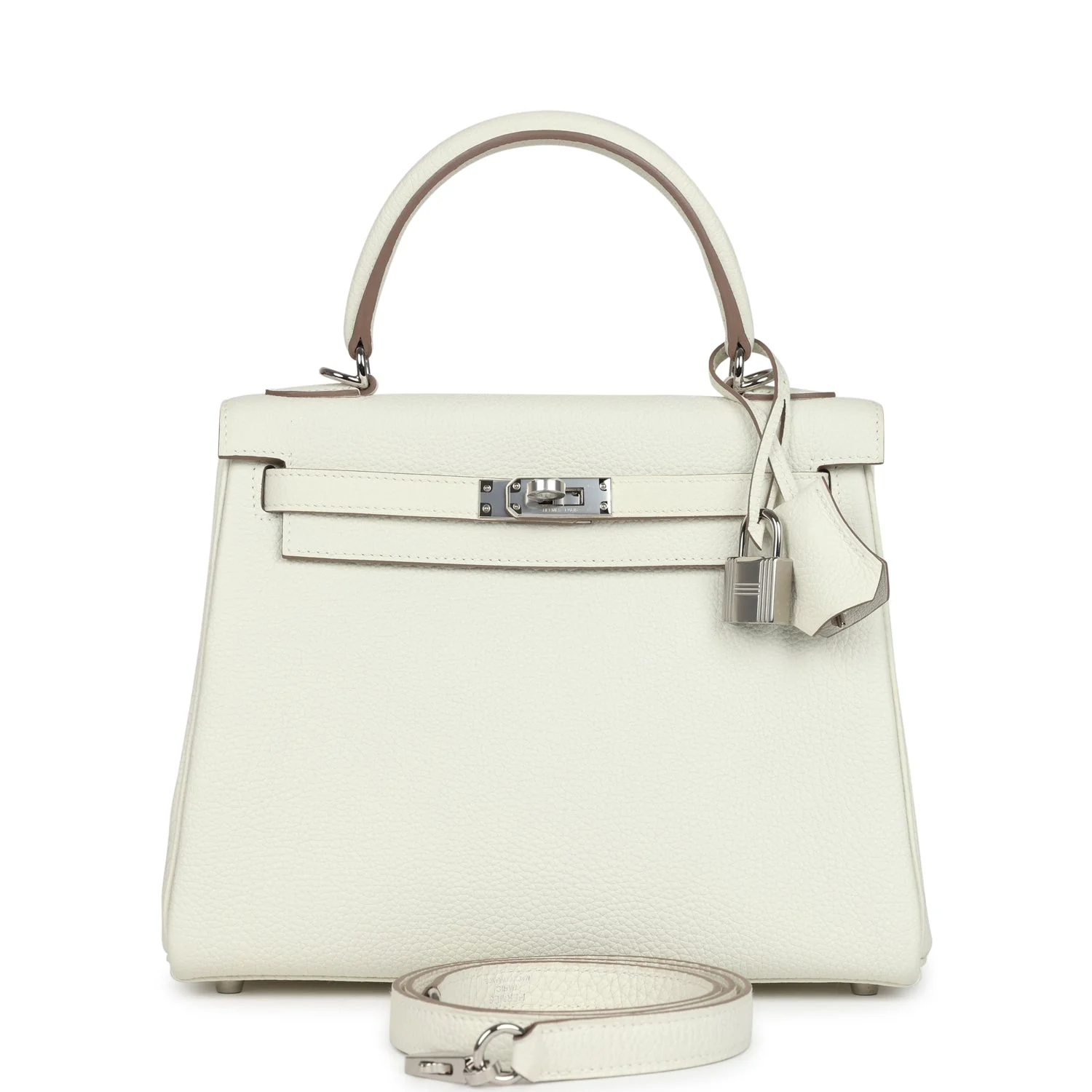 Hermes Kelly Retourne  Mushroom Togo Palladium Hardware